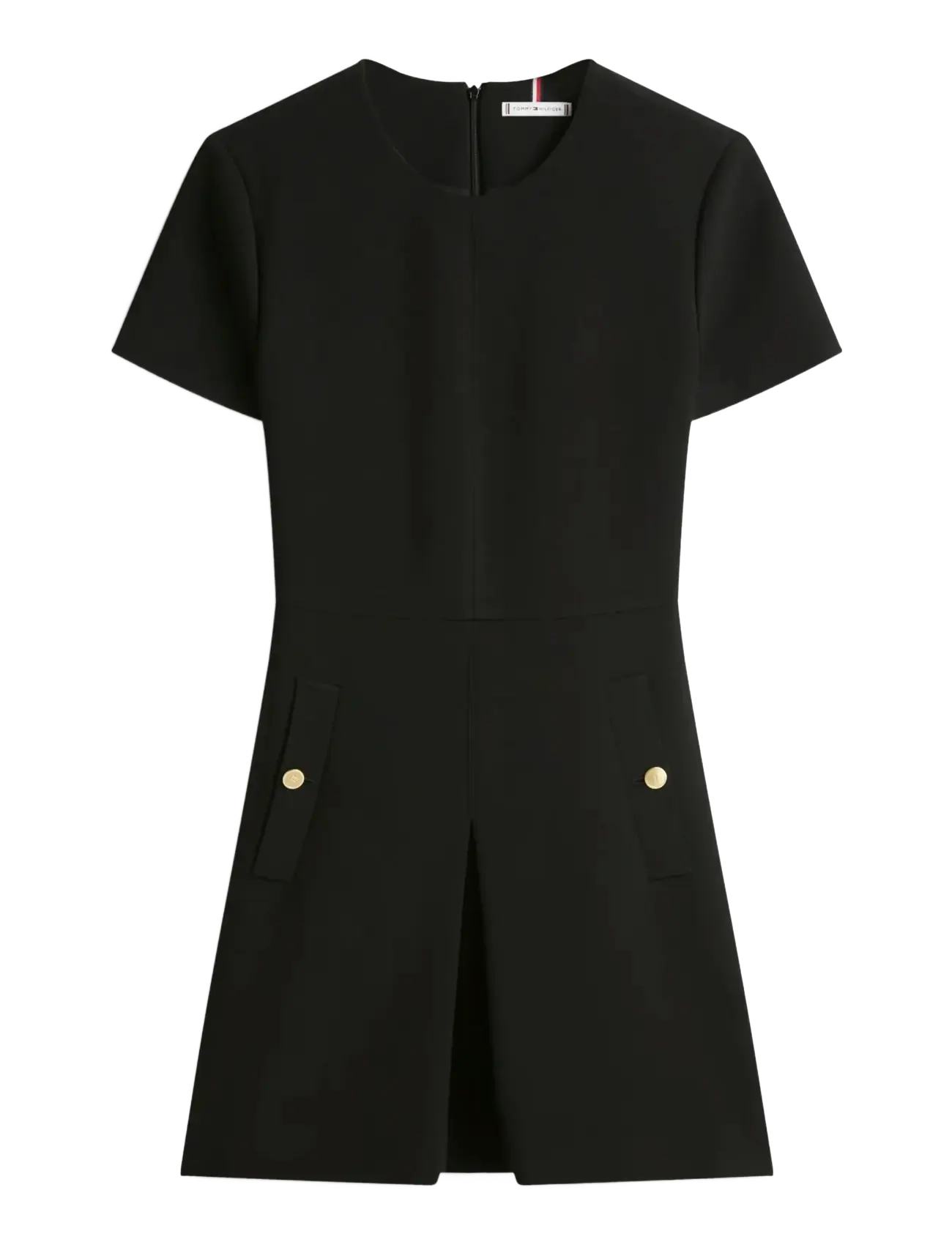 Tommy Hilfiger PUNTO MINI DRESS - Tommy Hilfiger - BLACK / black