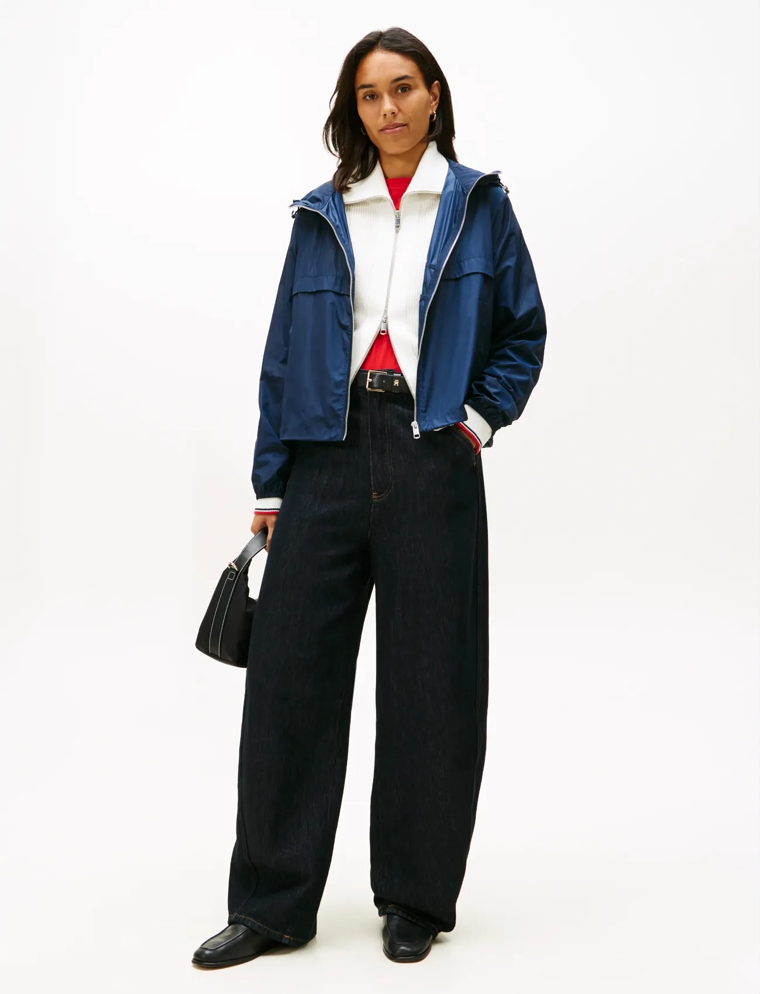 Tommy Hilfiger - NYLON FLAG AOP WINDBREAKER - outdoor jacken - dark night navy - 2