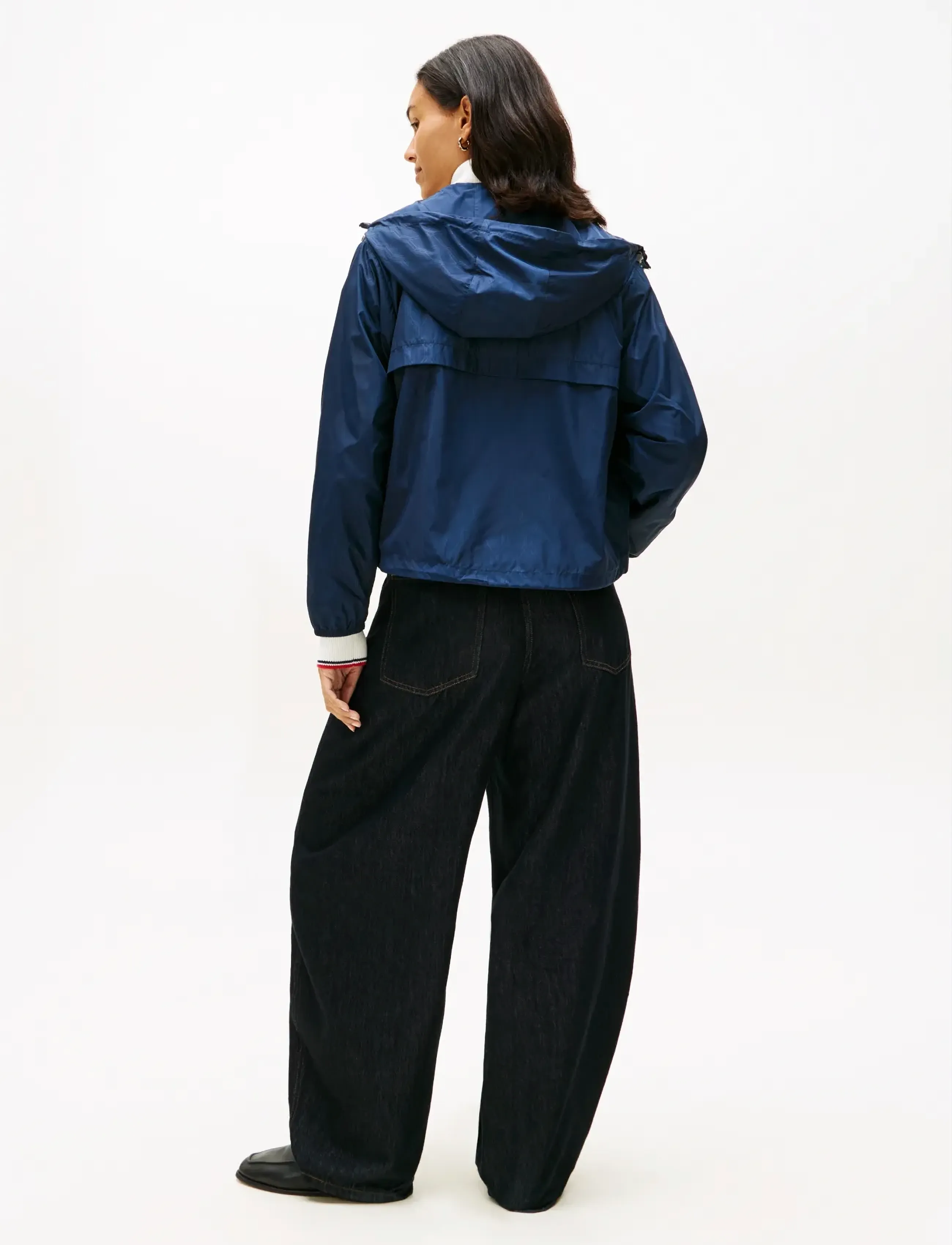 Tommy Hilfiger - NYLON FLAG AOP WINDBREAKER - outdoor jacken - dark night navy - 3