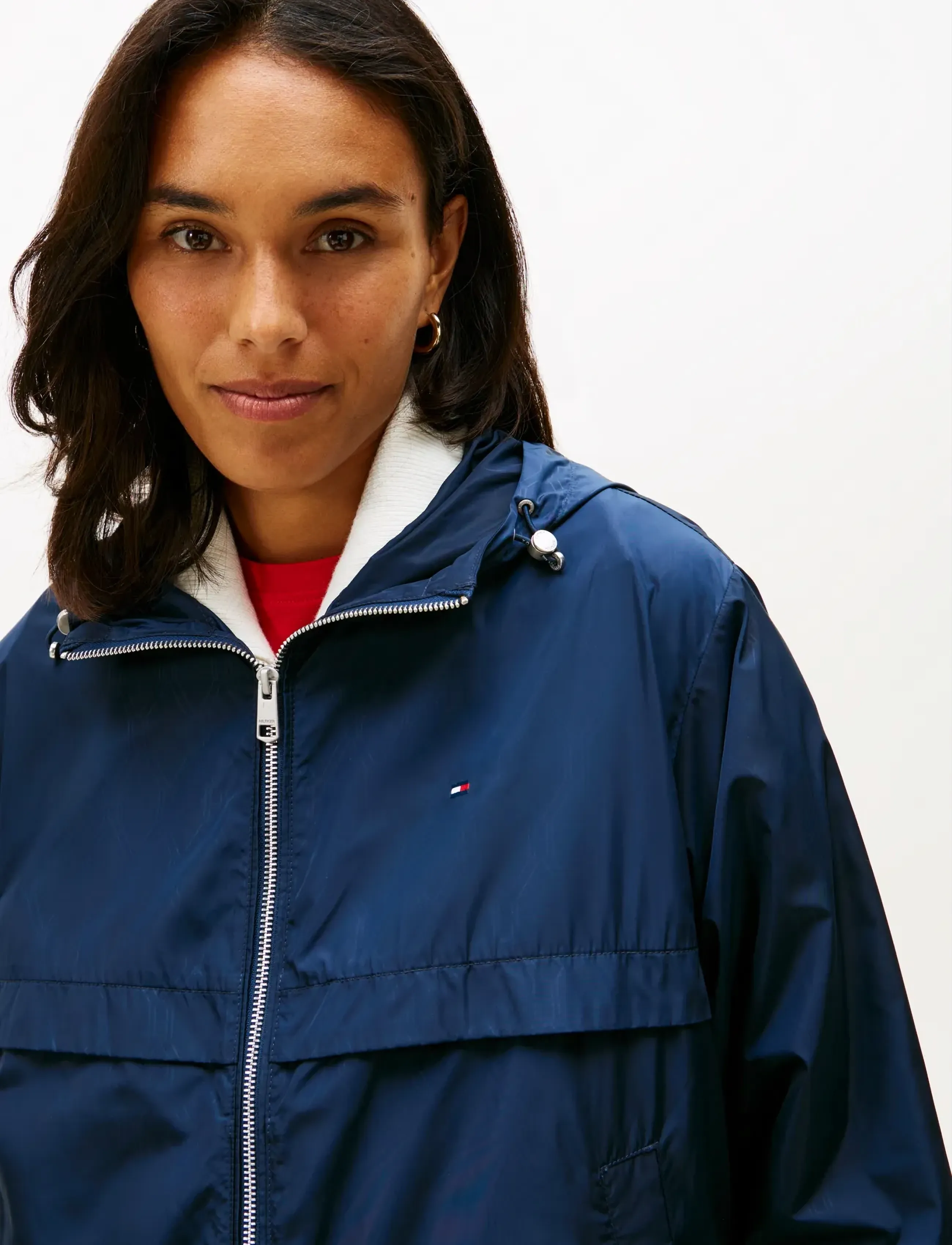 Tommy Hilfiger - NYLON FLAG AOP WINDBREAKER - outdoor jacken - dark night navy - 4