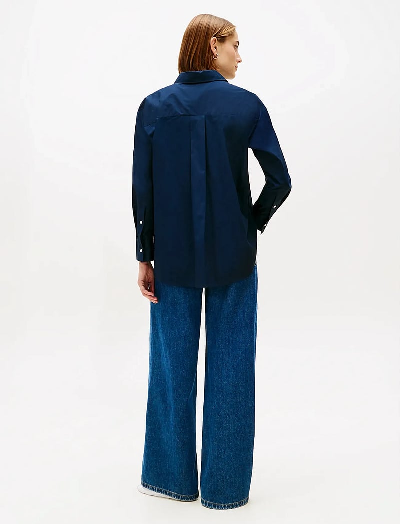 Tommy Hilfiger - COTTON EASY SHIRT - langærmede skjorter - dark night navy - 3