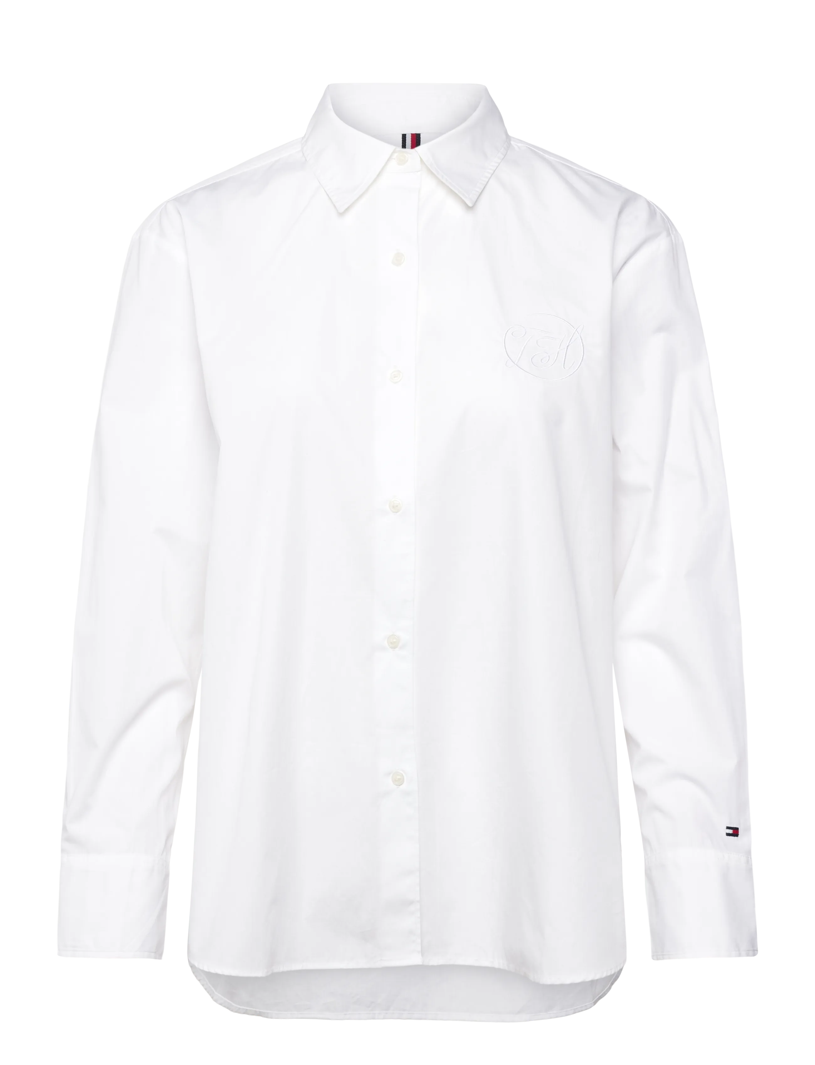 COTTON EASY SHIRT - TH OPTIC WHITE