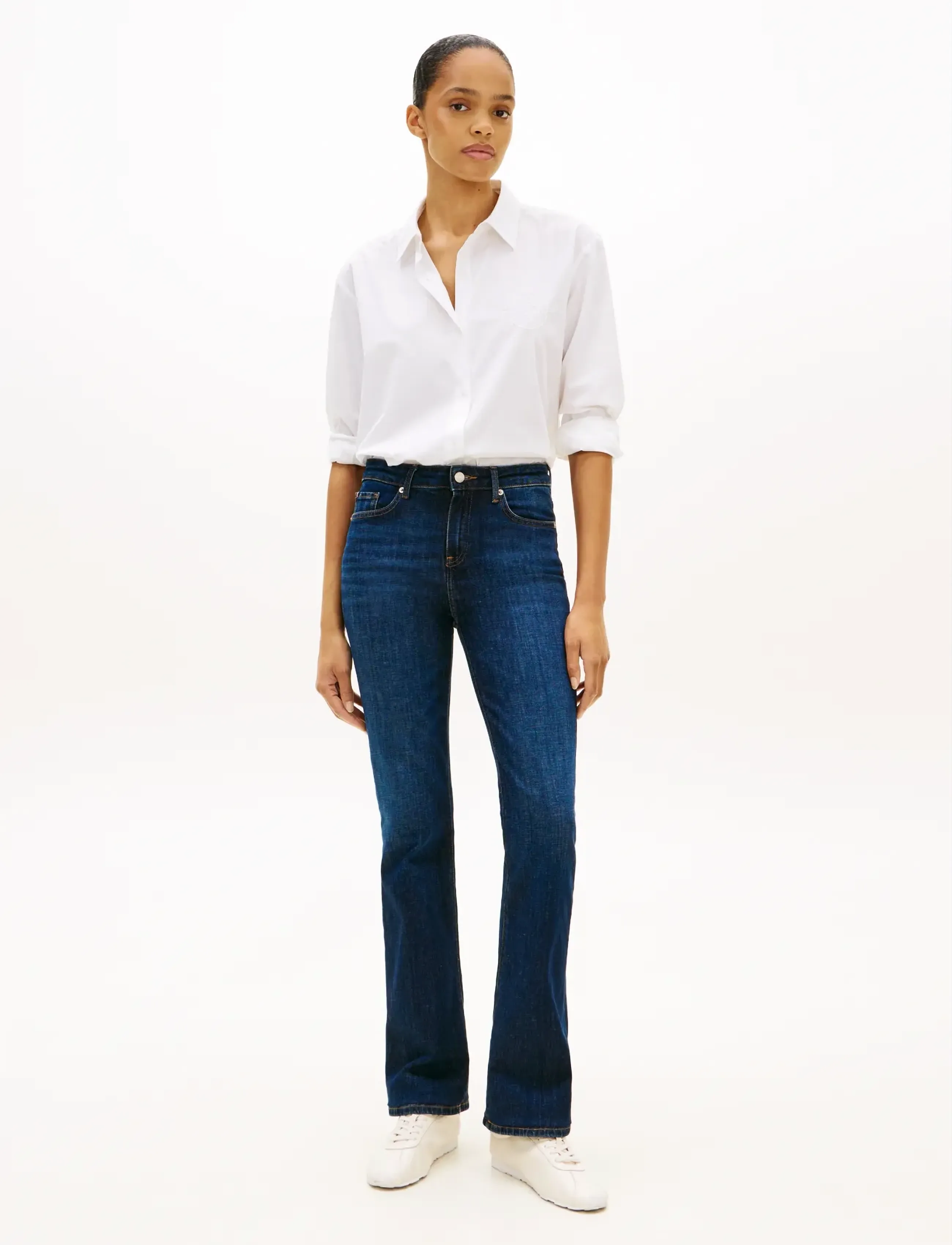 Tommy Hilfiger - COTTON EASY SHIRT - long-sleeved shirts - th optic white - 3