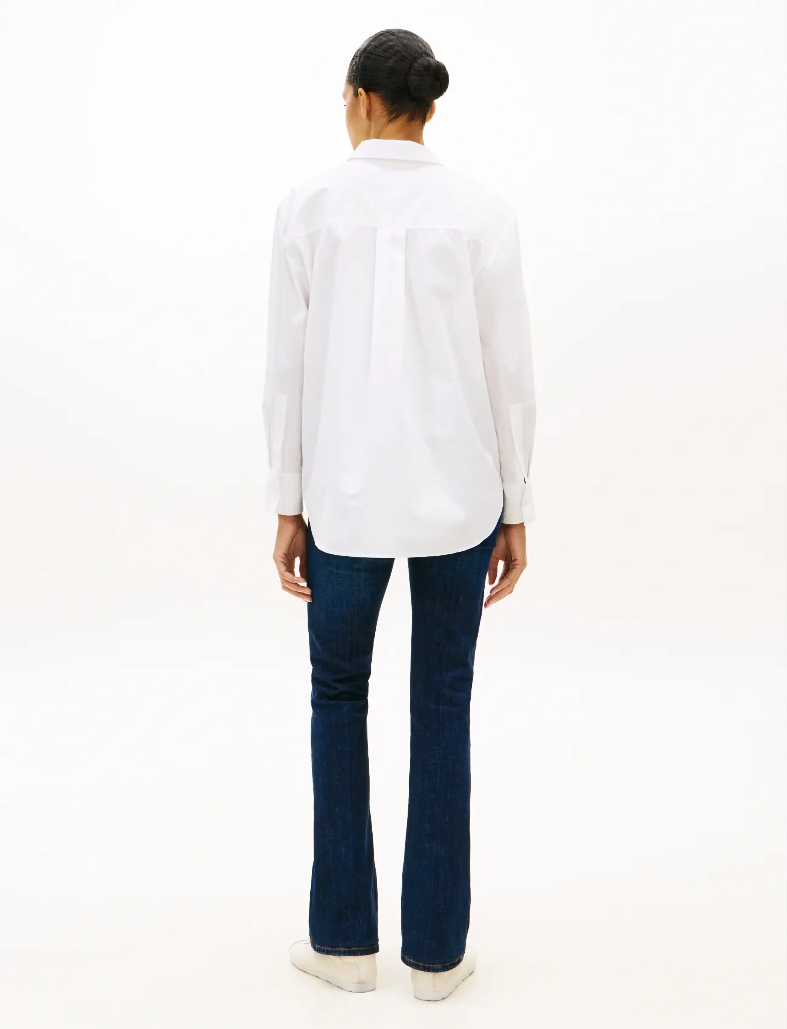 Tommy Hilfiger - COTTON EASY SHIRT - long-sleeved shirts - th optic white - 4