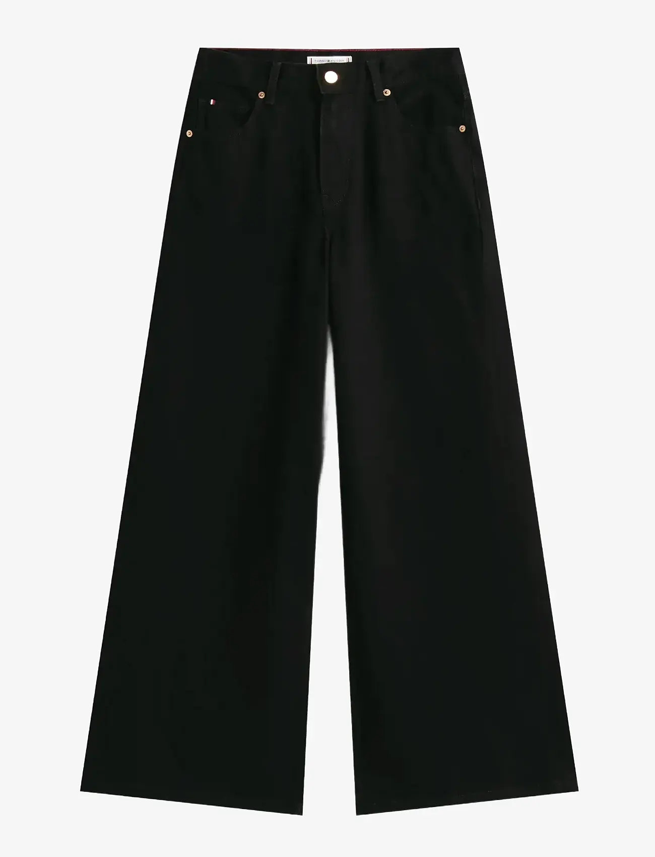 Tommy Hilfiger - DNM BLACK 70s WIDE LEG HW - wide leg jeans - black - 1