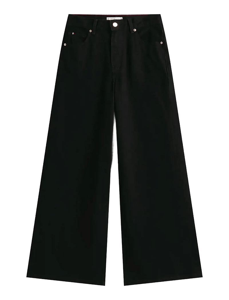 Tommy Hilfiger - DNM BLACK 70s WIDE LEG HW - wide leg jeans - black - 1