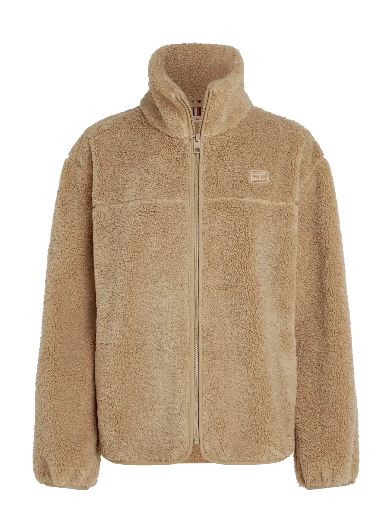 Tommy Hilfiger TEDDY ZIP UP REG JACKET - Sweatshirts - BEIGE / beige