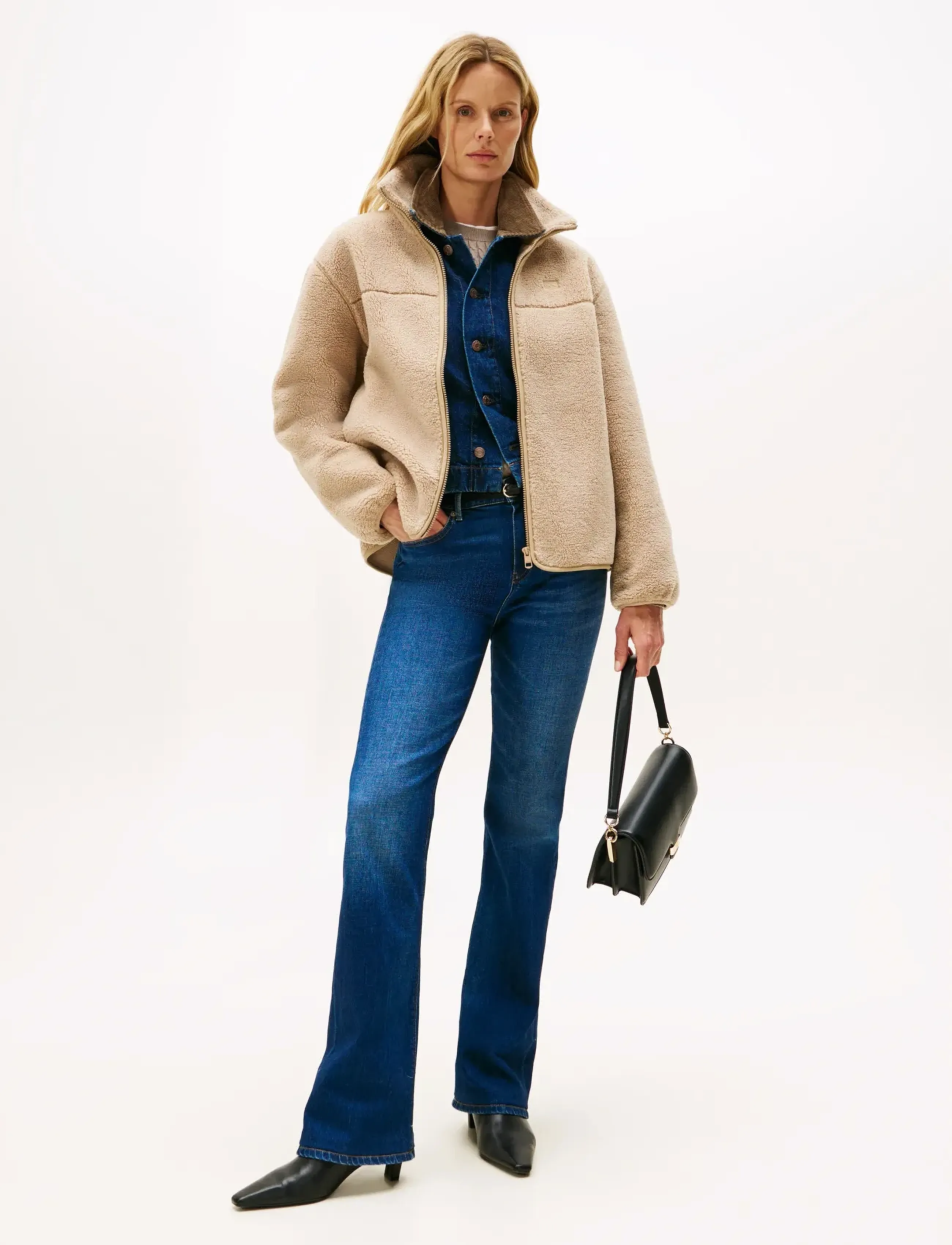 Tommy Hilfiger - TEDDY ZIP UP REG JACKET - beige - 3