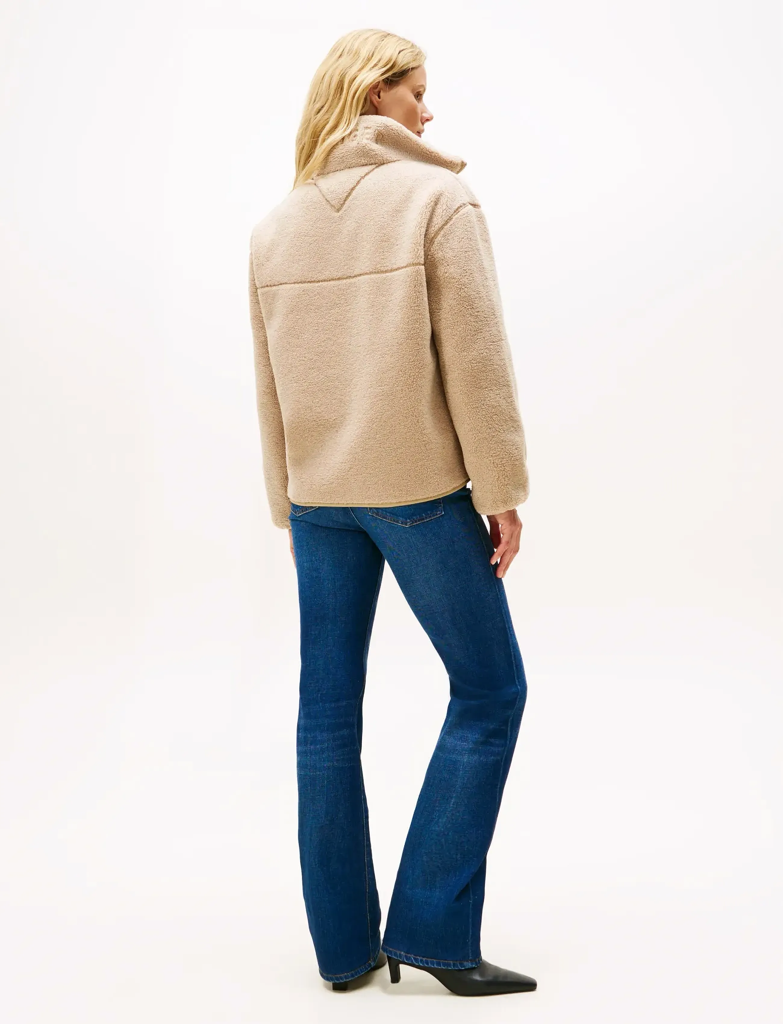 Tommy Hilfiger - TEDDY ZIP UP REG JACKET - beige - 4