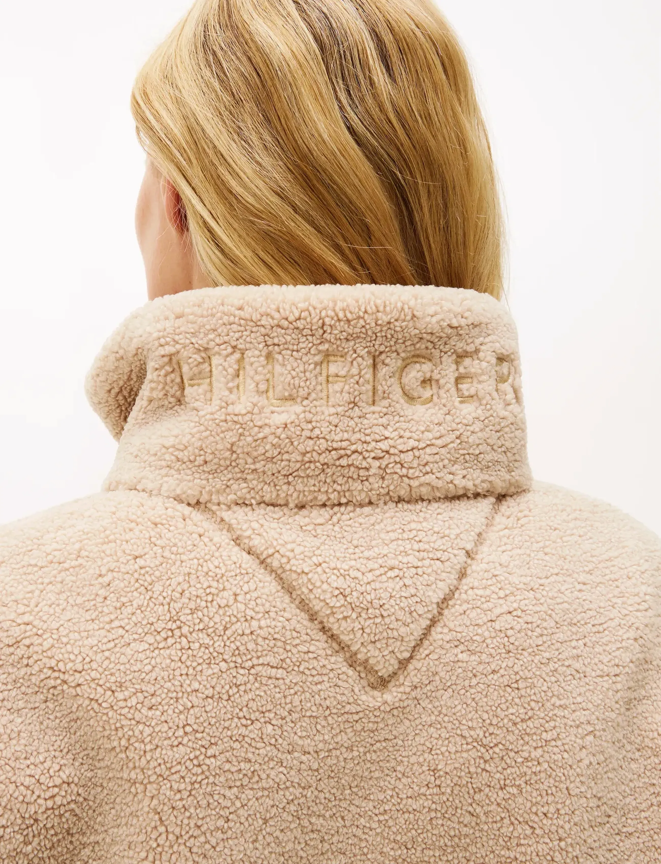 Tommy Hilfiger - TEDDY ZIP UP REG JACKET - beige - 5