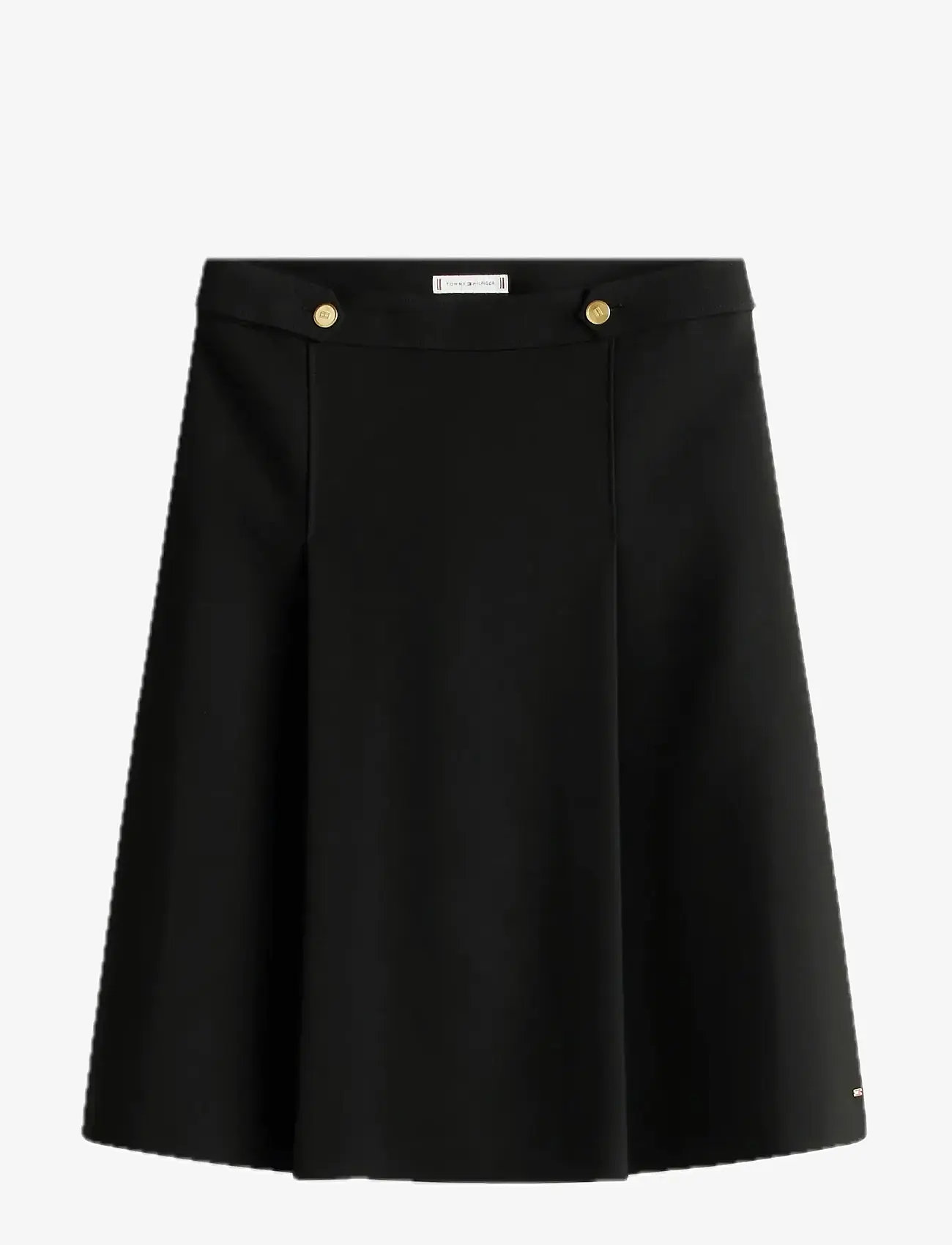 Tommy Hilfiger - PUNTO GB KNEE SKIRT - midiseelikud - black - 1