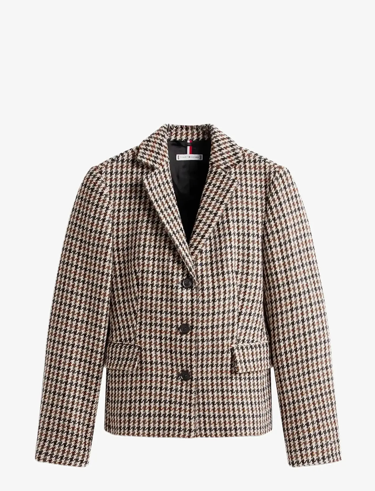 Tommy Hilfiger - HERITAGE CHECK BLAZER - enkeltspente blazere - brown check 04 - 1