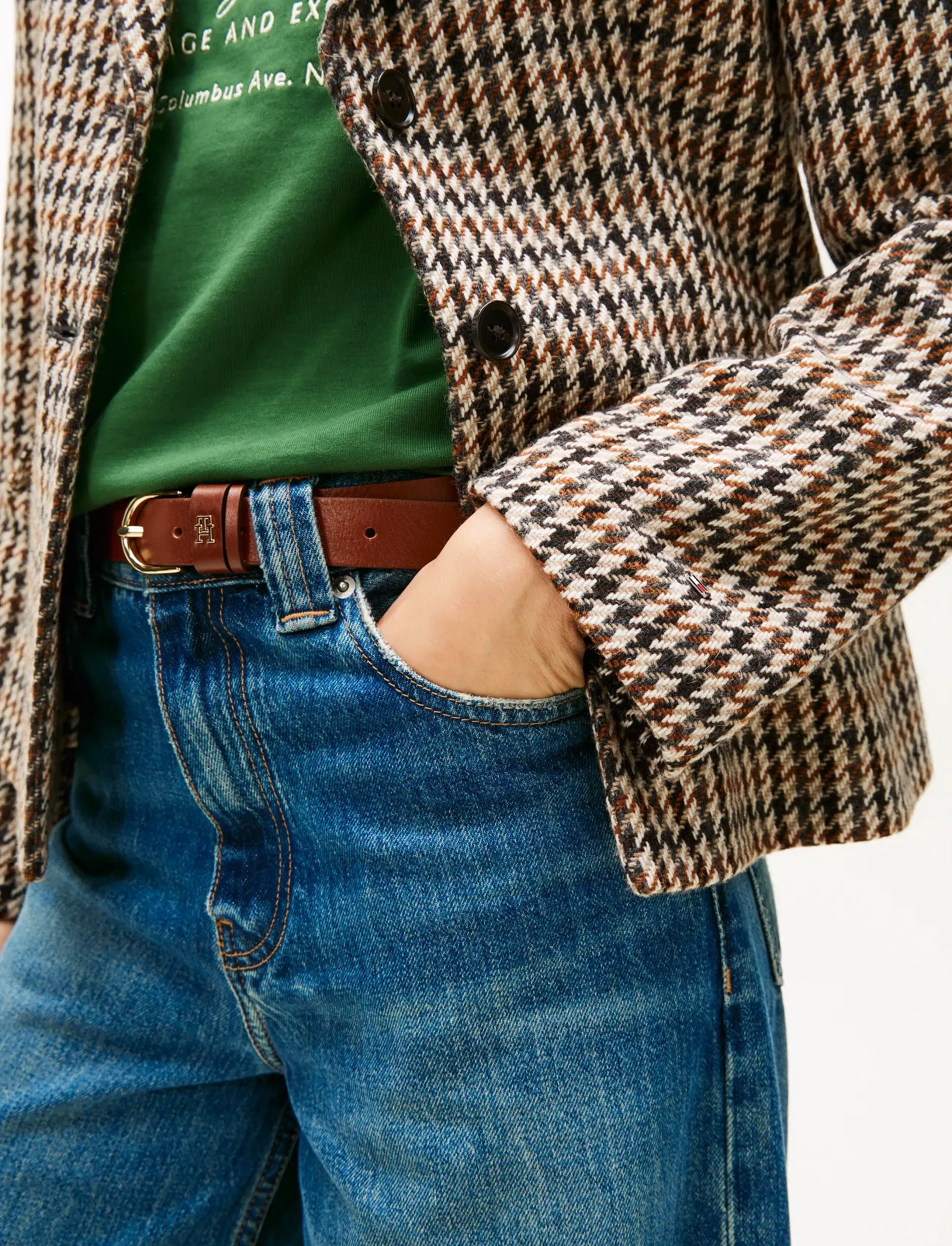 Tommy Hilfiger - HERITAGE CHECK BLAZER - enkeltradede blazere - brown check 04 - 4