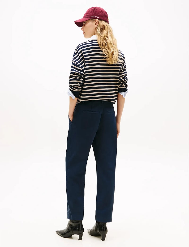 Tommy Hilfiger - STRETCH GMD SLIM STRAIGHT CHINO - chino püksid - dark night navy - 3