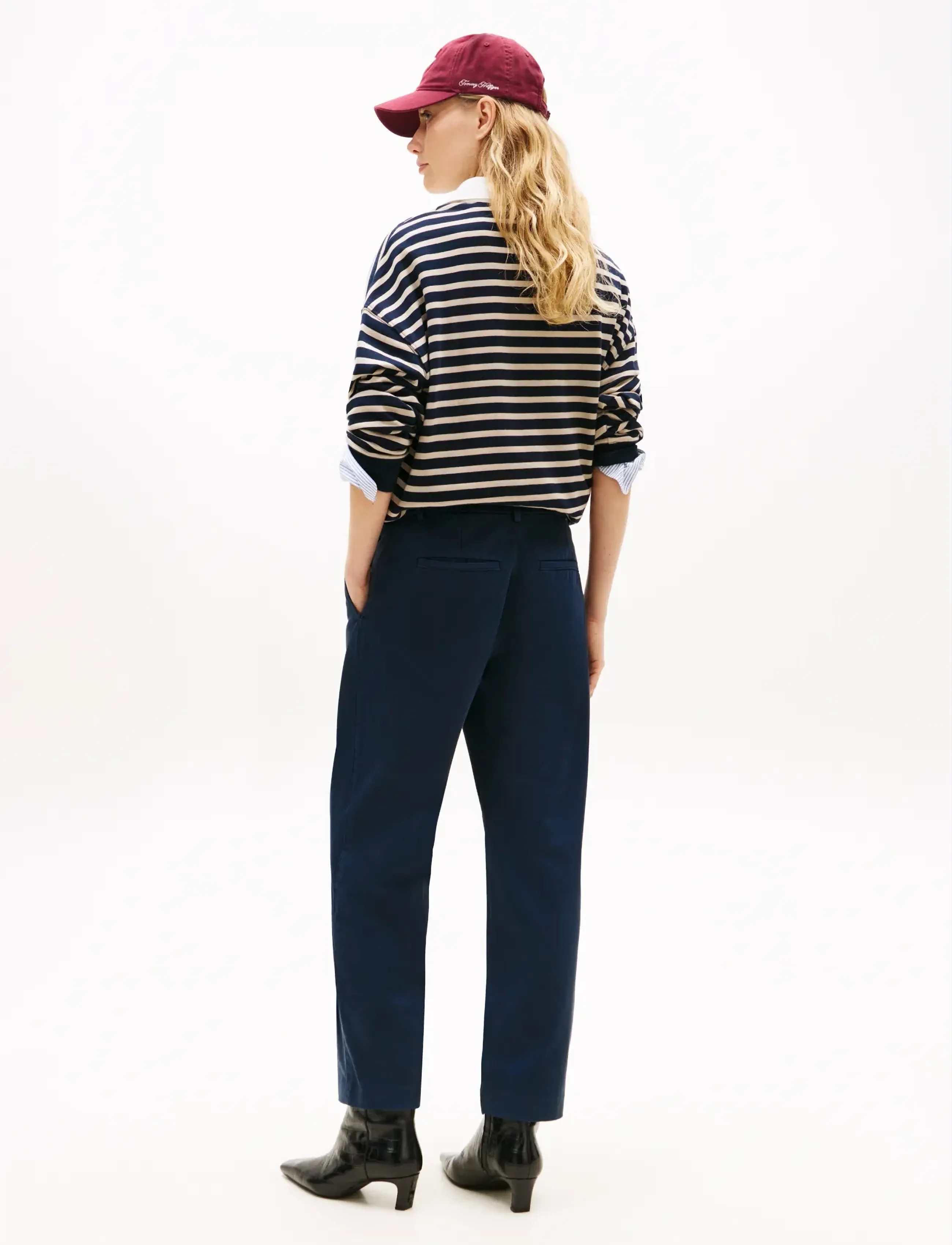Tommy Hilfiger - STRETCH GMD SLIM STRAIGHT CHINO - chinos - dark night navy - 3