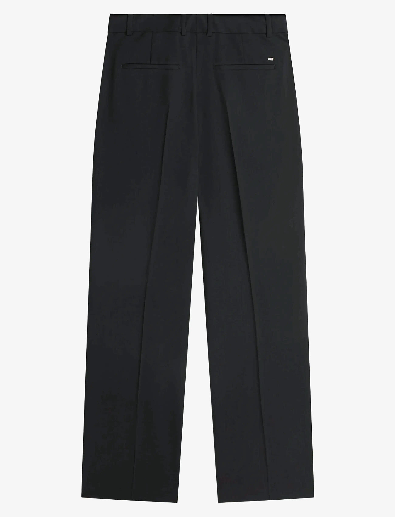Tommy Hilfiger - TIMELESS WOOL STRT PLEAT PANT - vida byxor - dark night navy - 2