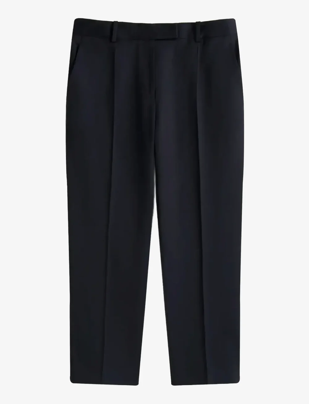 Tommy Hilfiger - TIMELESS WOOL SLIM STRT PANT - slim fit bukser - black - 1