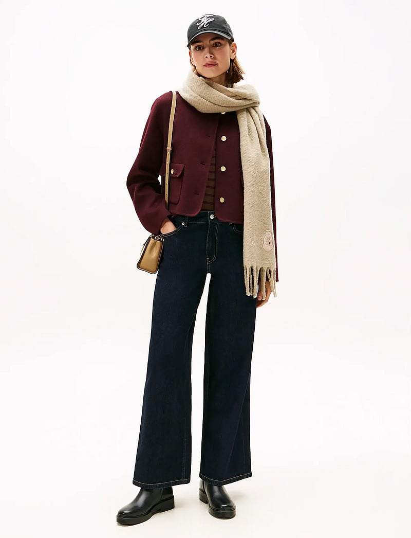 Tommy Hilfiger - DNM RINSE 70s WIDE LEG HW - hosen mit weitem bein - rinse - 0