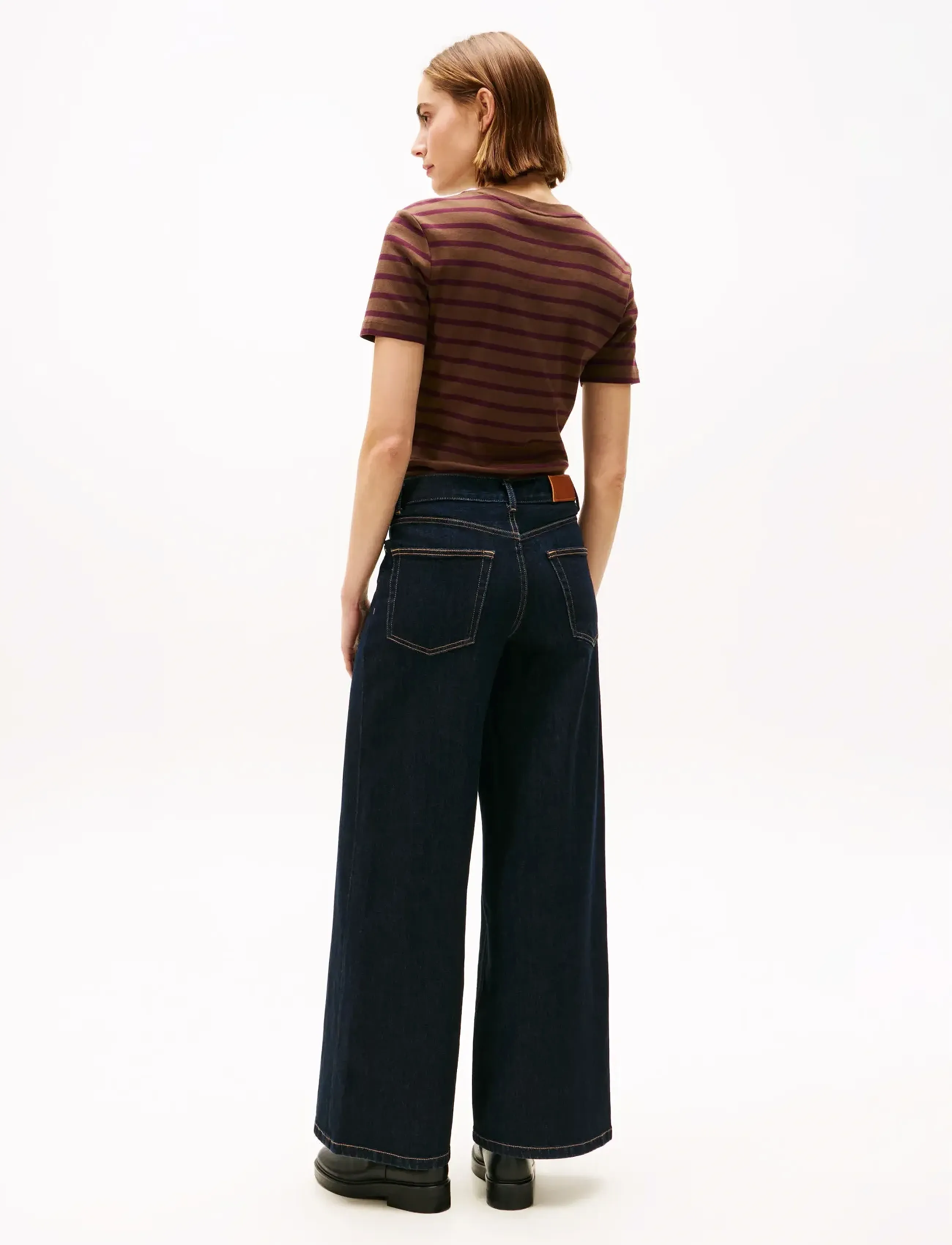 Tommy Hilfiger - DNM RINSE 70s WIDE LEG HW - laia säärega teksad - rinse - 2