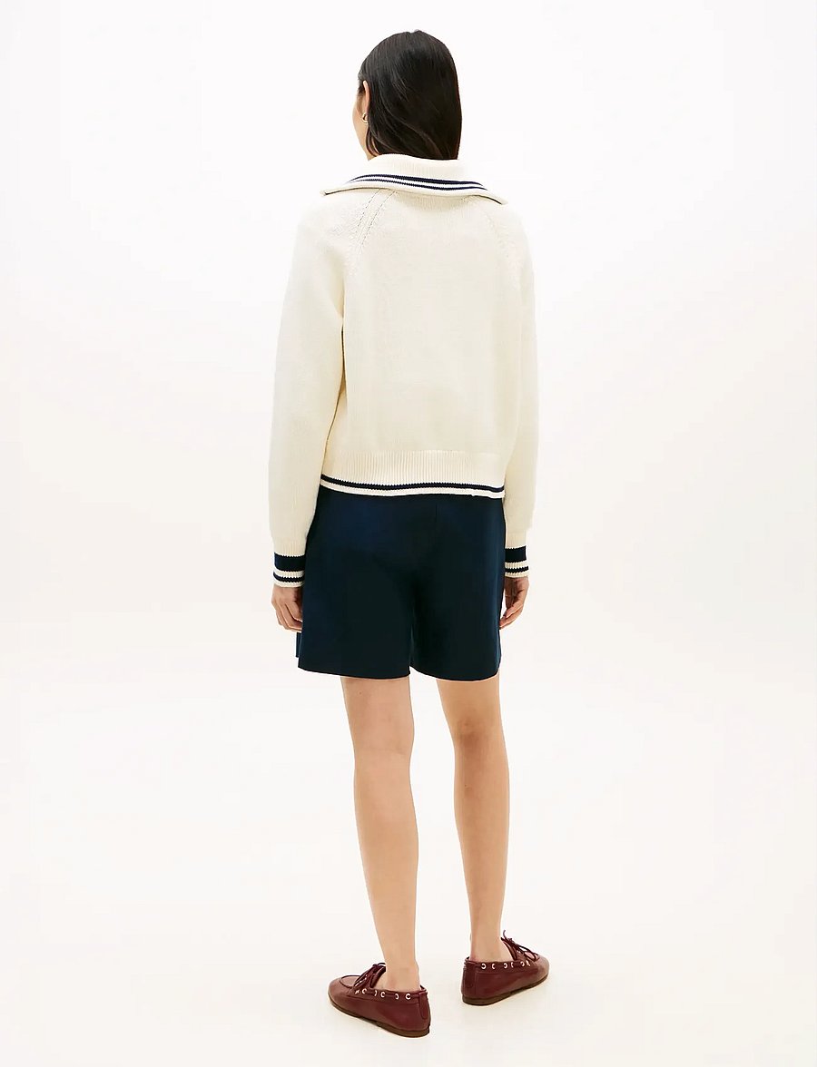 Tommy Hilfiger - VARSITY RLXD 1/2 ZIP LS SWEATER - gebreide truien - calico - 2