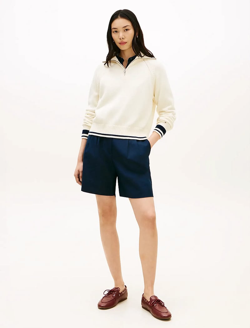Tommy Hilfiger - VARSITY RLXD 1/2 ZIP LS SWEATER - striktrøjer - calico - 3