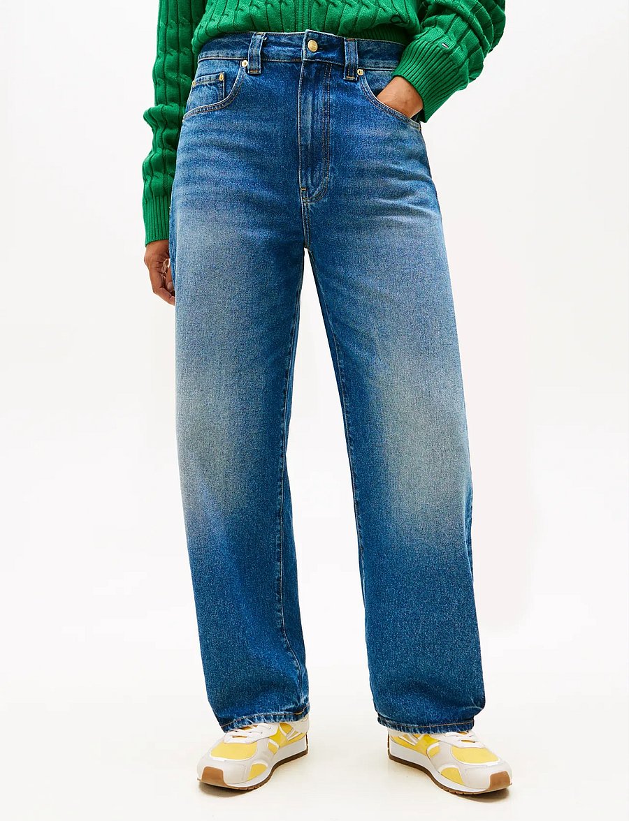 Tommy Hilfiger - DNM GLOW BARREL RW - barrel jeans - glow - 0