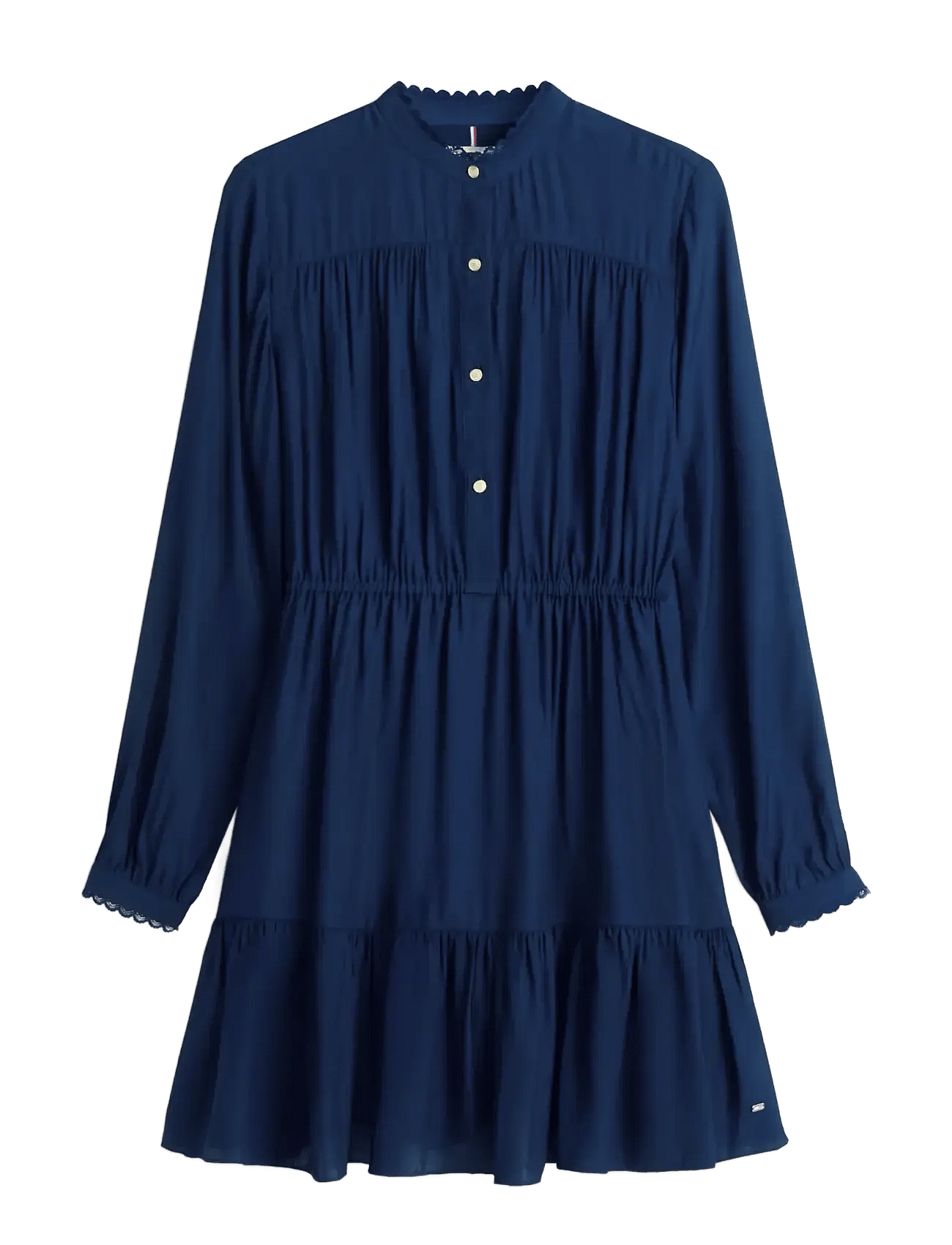 Tommy Hilfiger | Fluid Jacquard Gathered Dress | 42