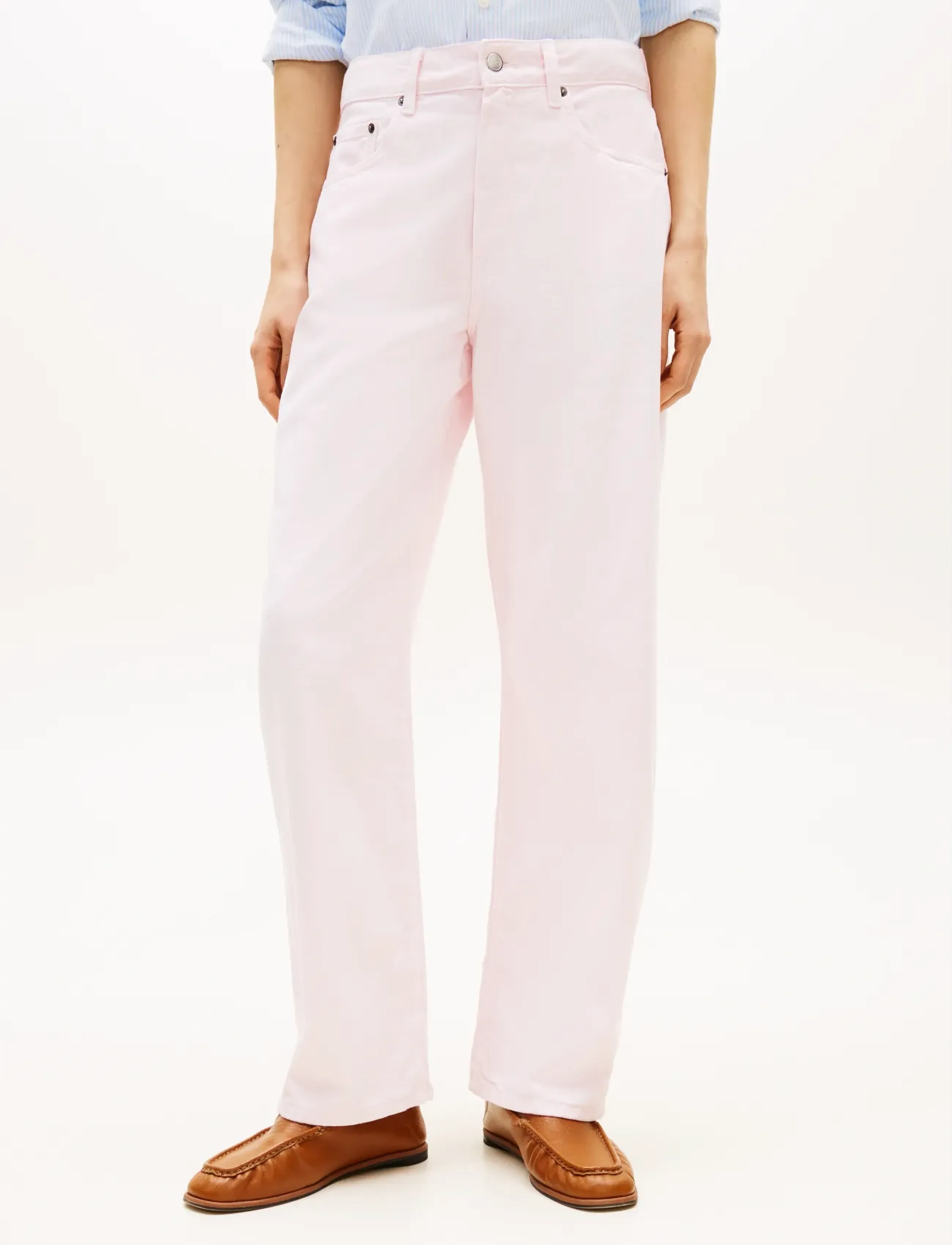 Tommy Hilfiger DNM LIGHT CLR BARREL RW - Tommy Hilfiger - POLAR PINK / pink/rose