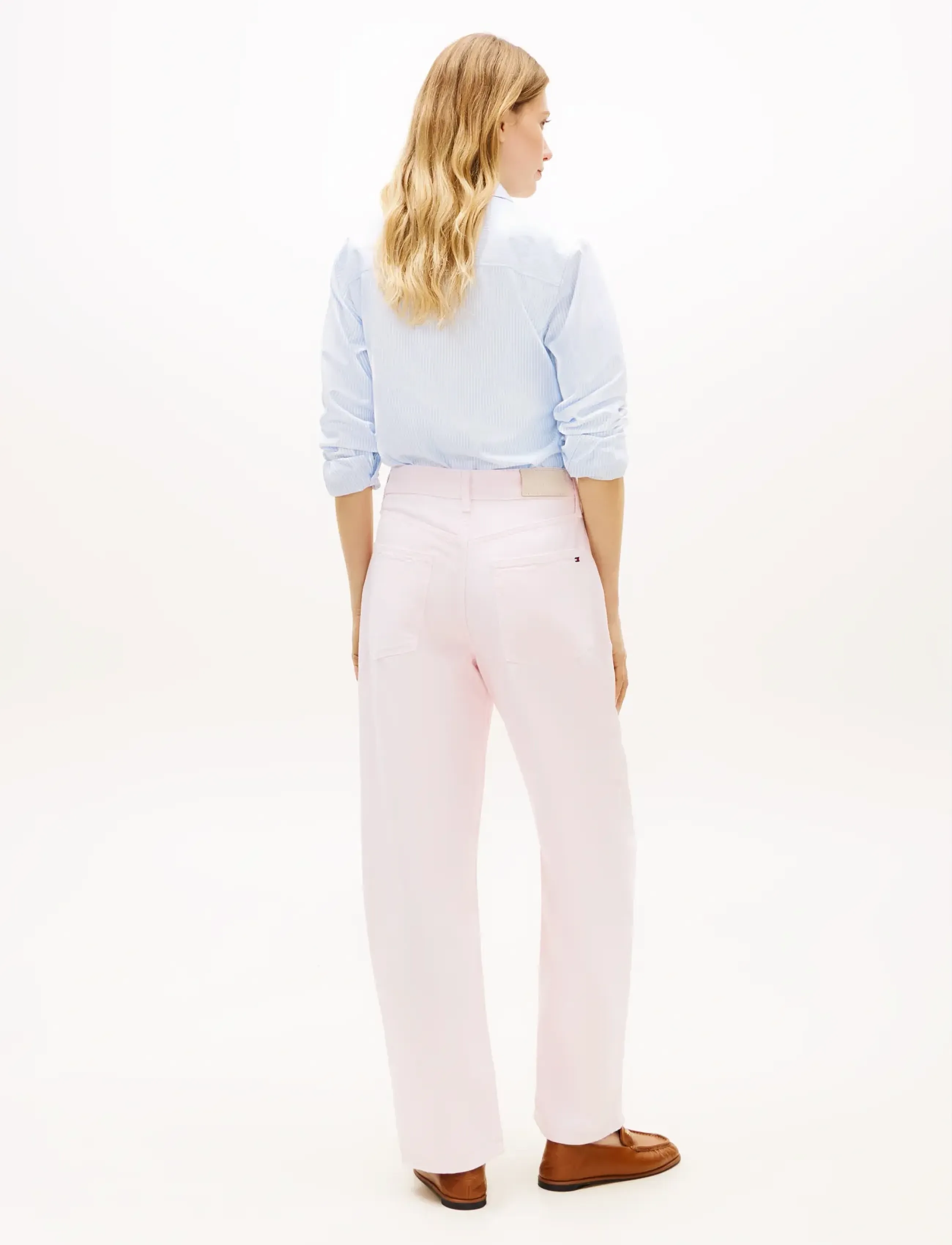 Tommy Hilfiger - DNM LIGHT CLR BARREL RW - laia säärega teksad - polar pink - 2