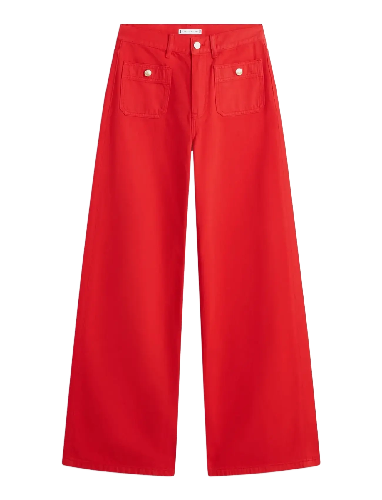 Tommy Hilfiger DNM CLR 70S WIDE LEG HW - Jeans - FIREWORKS / red
