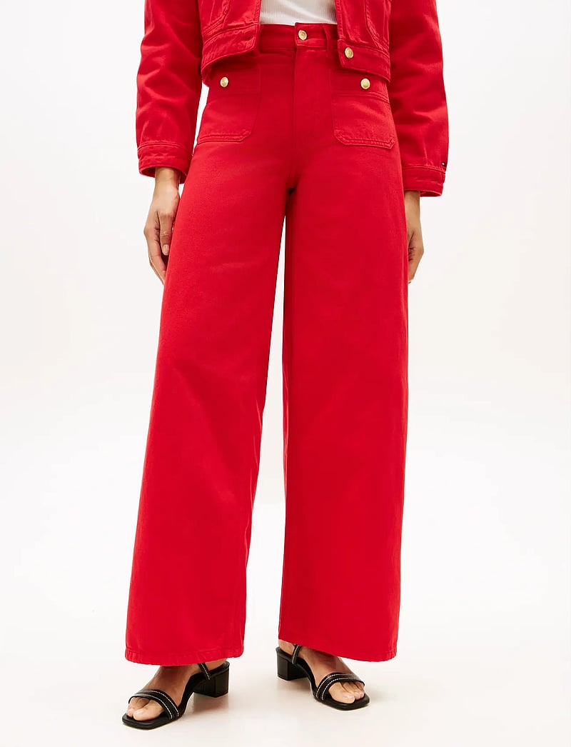 Tommy Hilfiger - DNM CLR 70S WIDE LEG HW - vida jeans - fireworks - 0