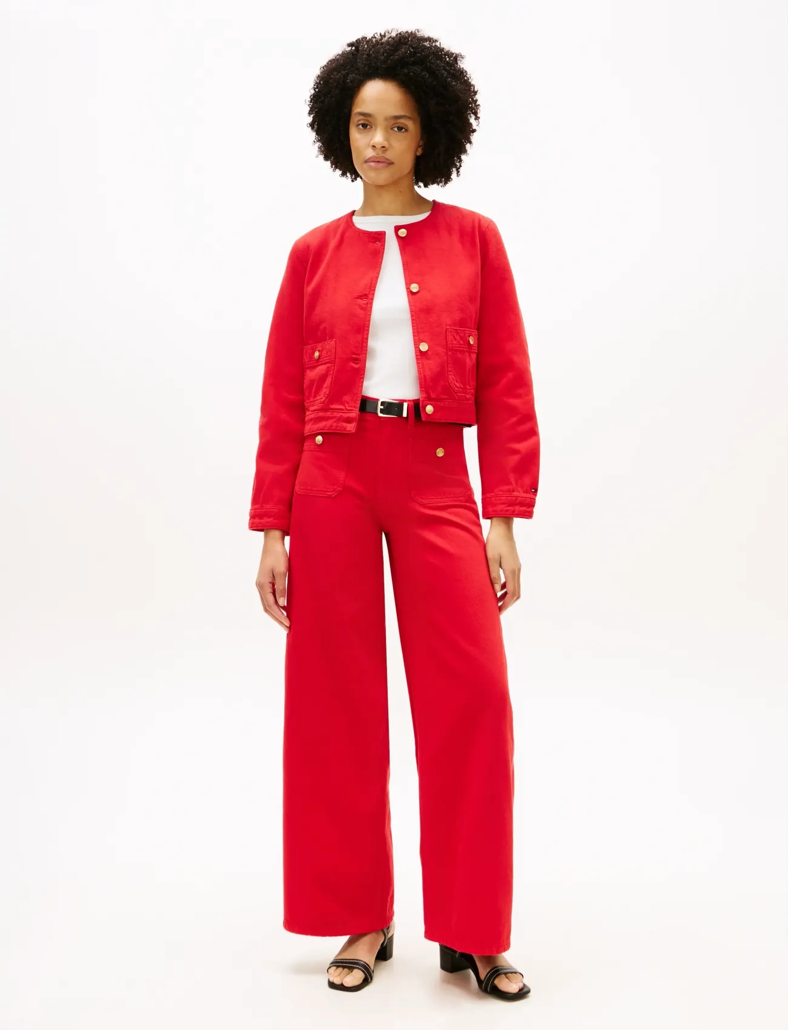 Tommy Hilfiger - DNM CLR 70S WIDE LEG HW - brede jeans - fireworks - 3