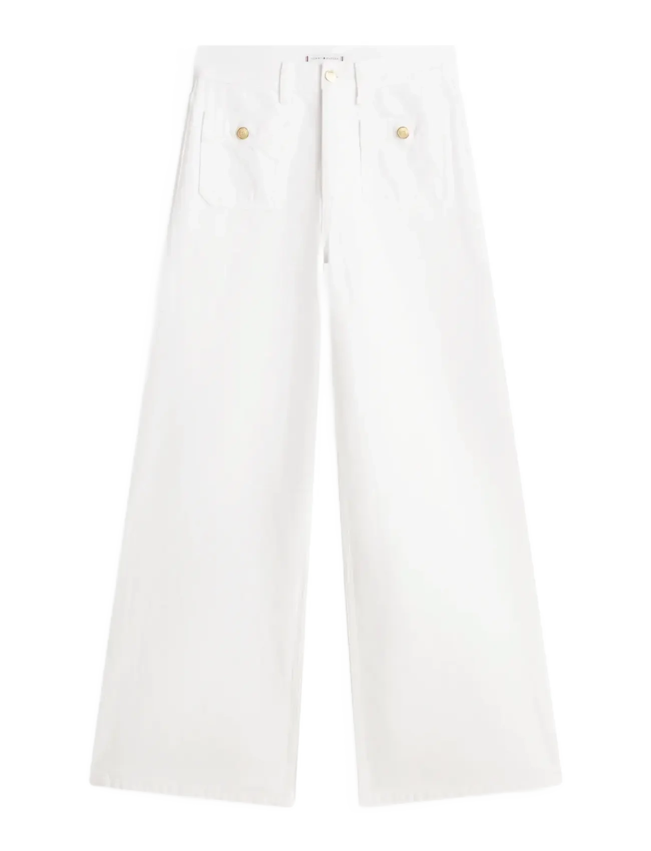 Tommy Hilfiger DNM CLR 70S WIDE LEG HW - Jeans - TH OPTIC WHITE / white
