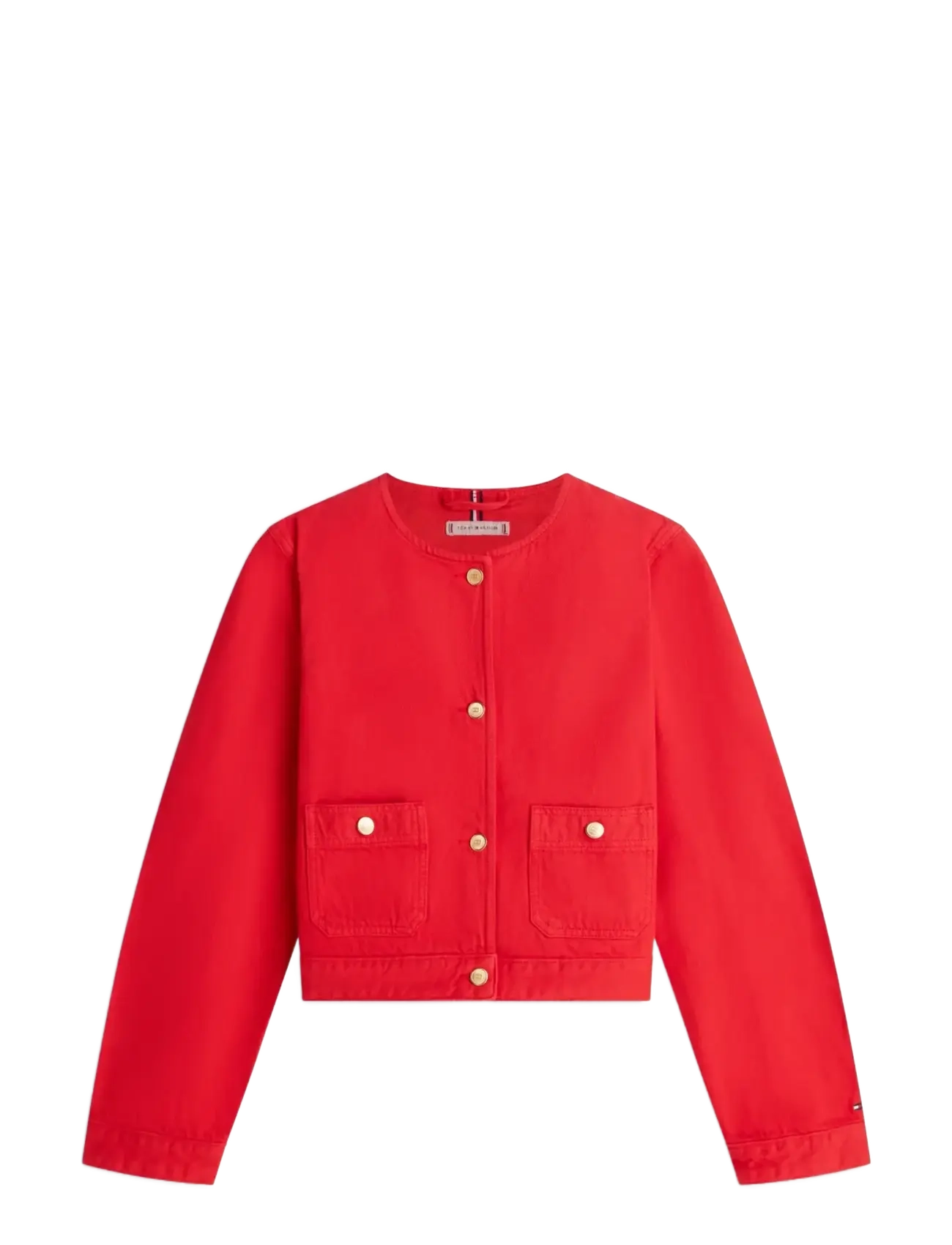 Tommy Hilfiger DNM CLR LADY JACKET LS - Plus Size - FIREWORKS / red