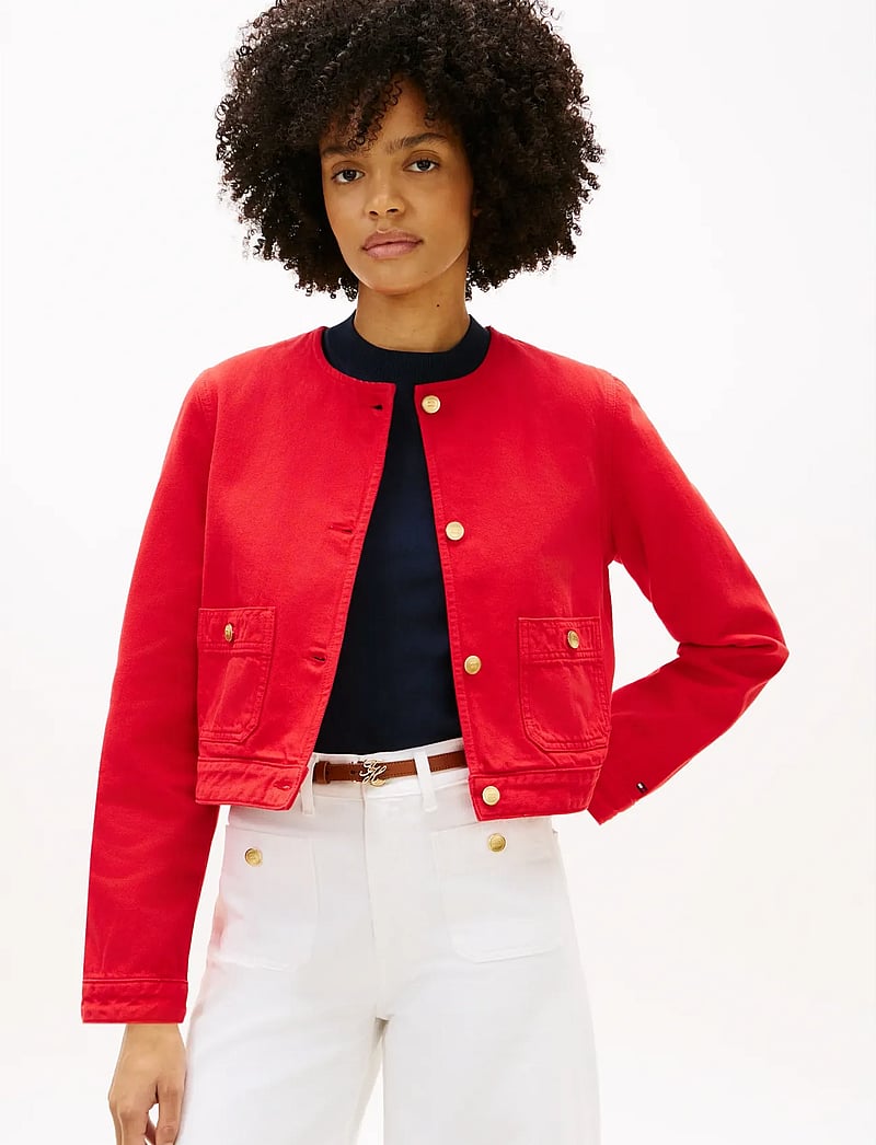 Tommy Hilfiger - DNM CLR LADY JACKET LS - frühlingsjacken - fireworks - 0