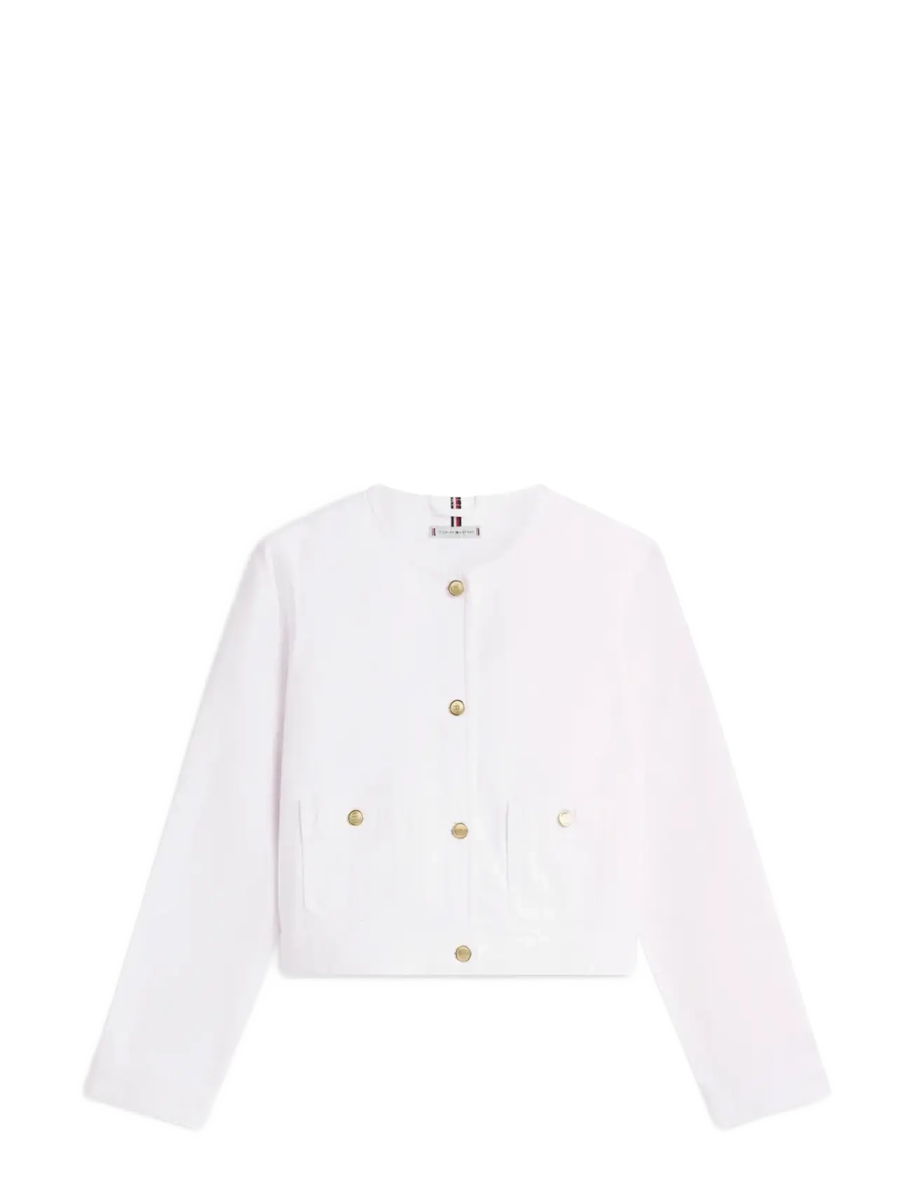 Tommy Hilfiger DNM CLR LADY JACKET LS - Uued stiilid laos - TH OPTIC WHITE / white