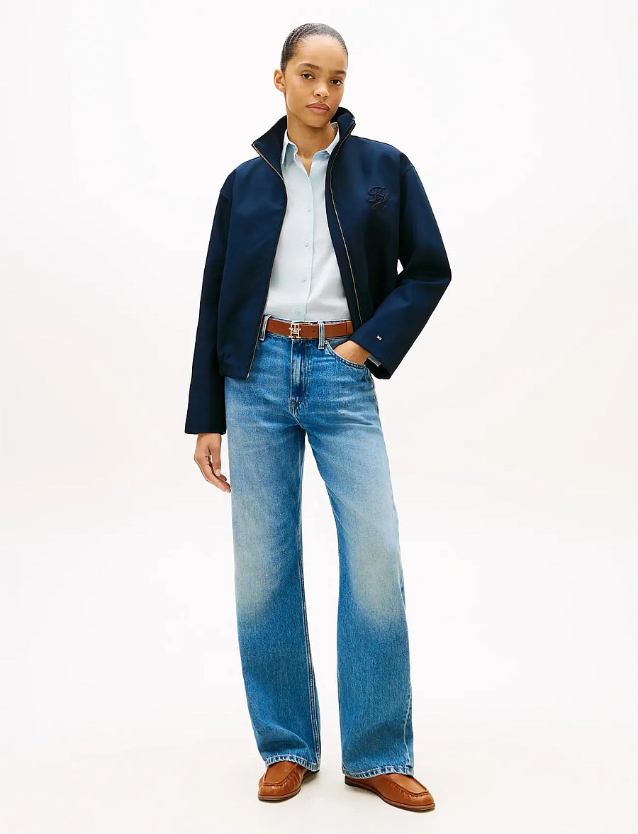 Tommy Hilfiger - TH COTTON BOMBER - bomberjakid - dark night navy - 3