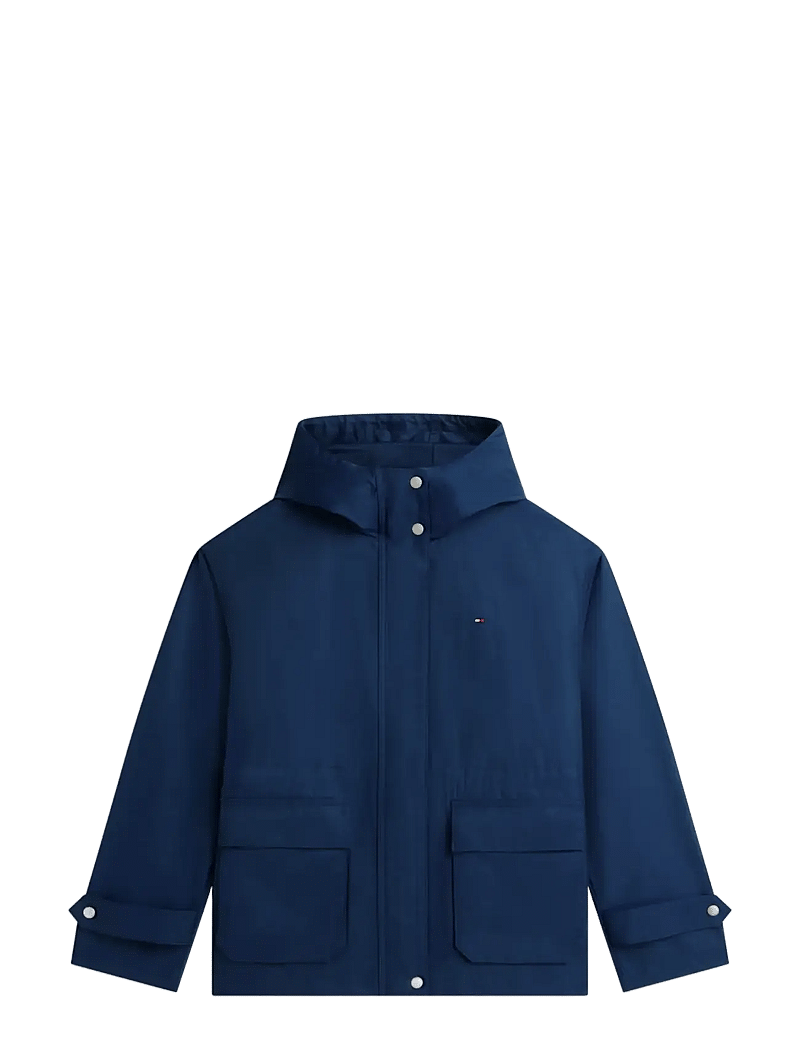 Tommy Hilfiger - COTTON NYLON UTILITY SHORT PARKA - utility jakid - dark night navy - 1