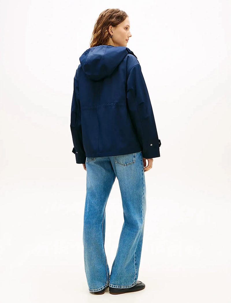 Tommy Hilfiger - COTTON NYLON UTILITY SHORT PARKA - utility jakid - dark night navy - 2