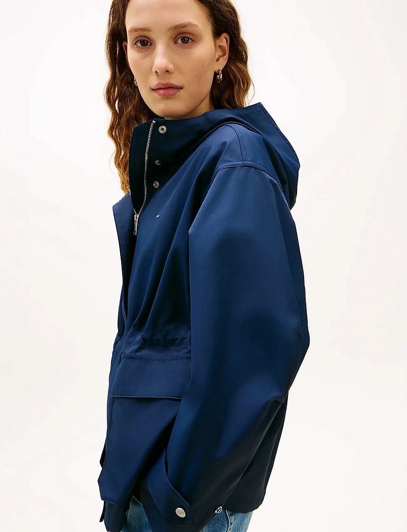 Tommy Hilfiger - COTTON NYLON UTILITY SHORT PARKA - utility jakid - dark night navy - 4