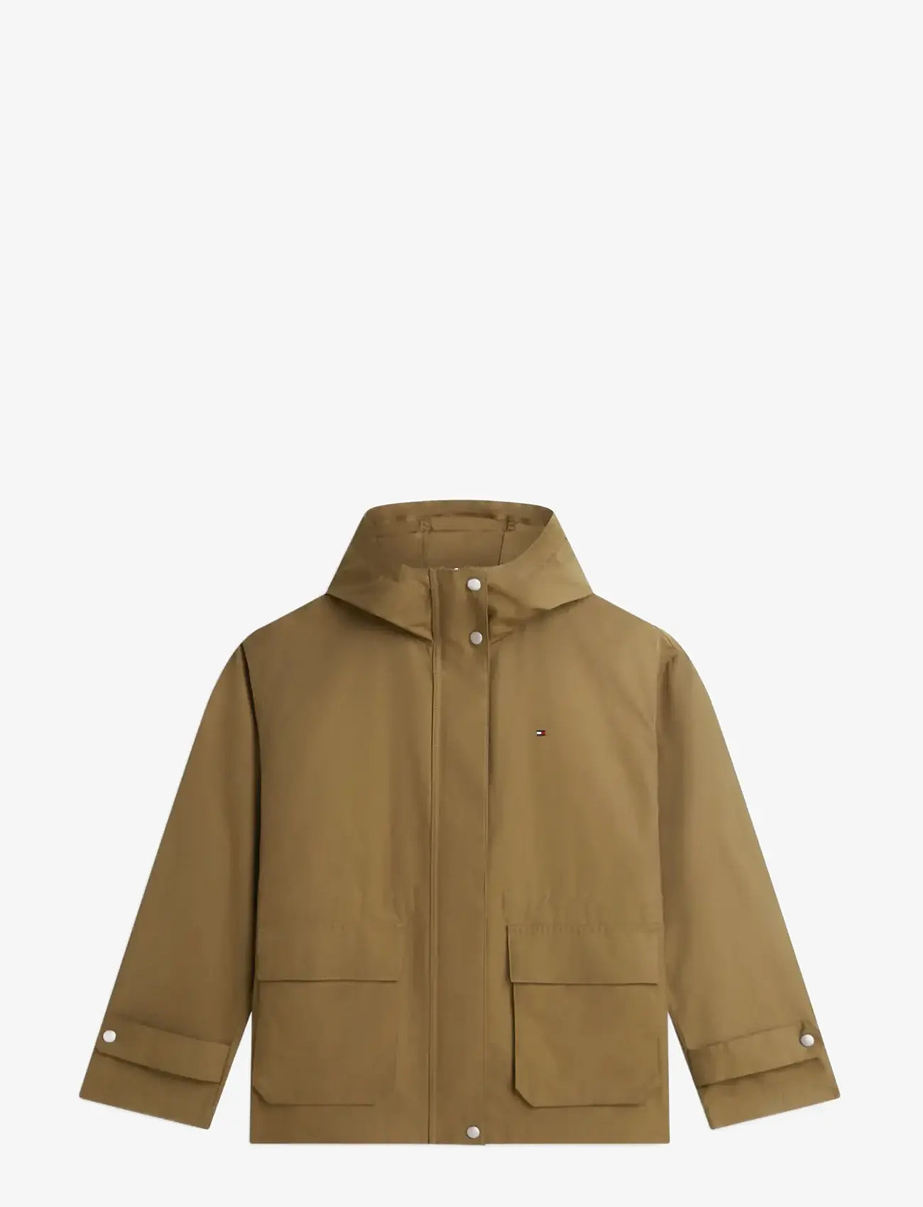Tommy Hilfiger - COTTON NYLON UTILITY SHORT PARKA - utility jakid - mediterranean olive - 1