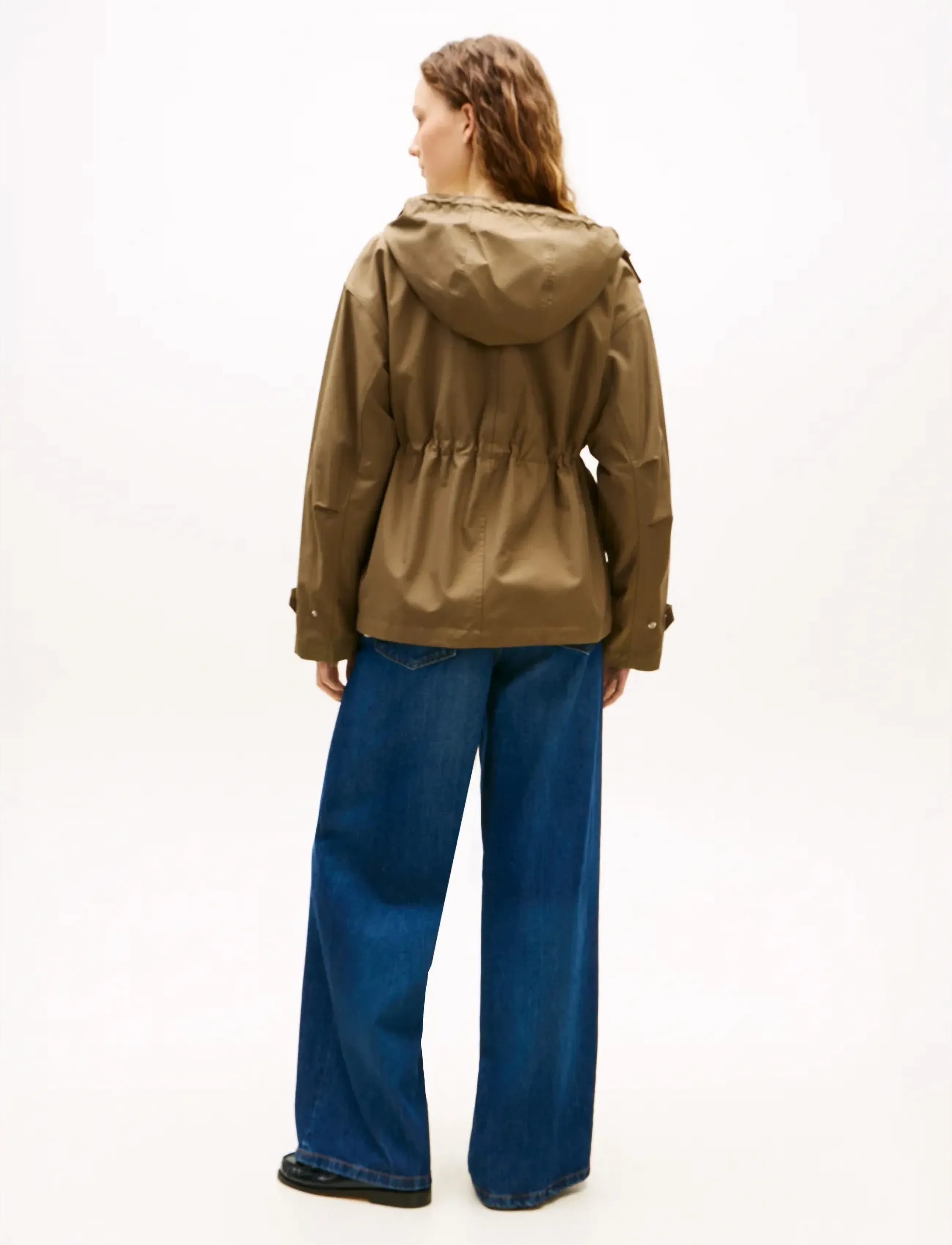 Cotton Nylon Utility Short Parka 2