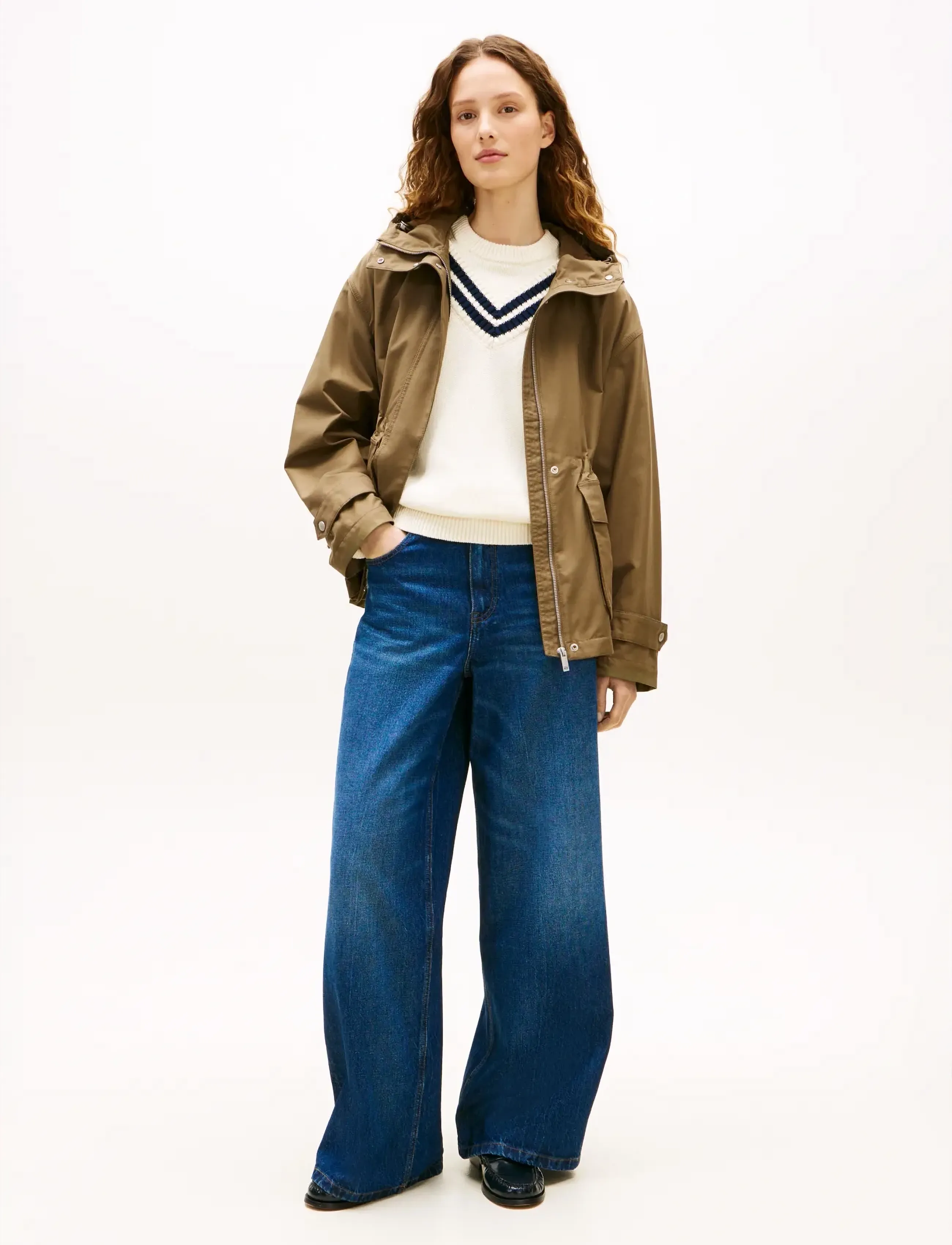 Cotton Nylon Utility Short Parka 3