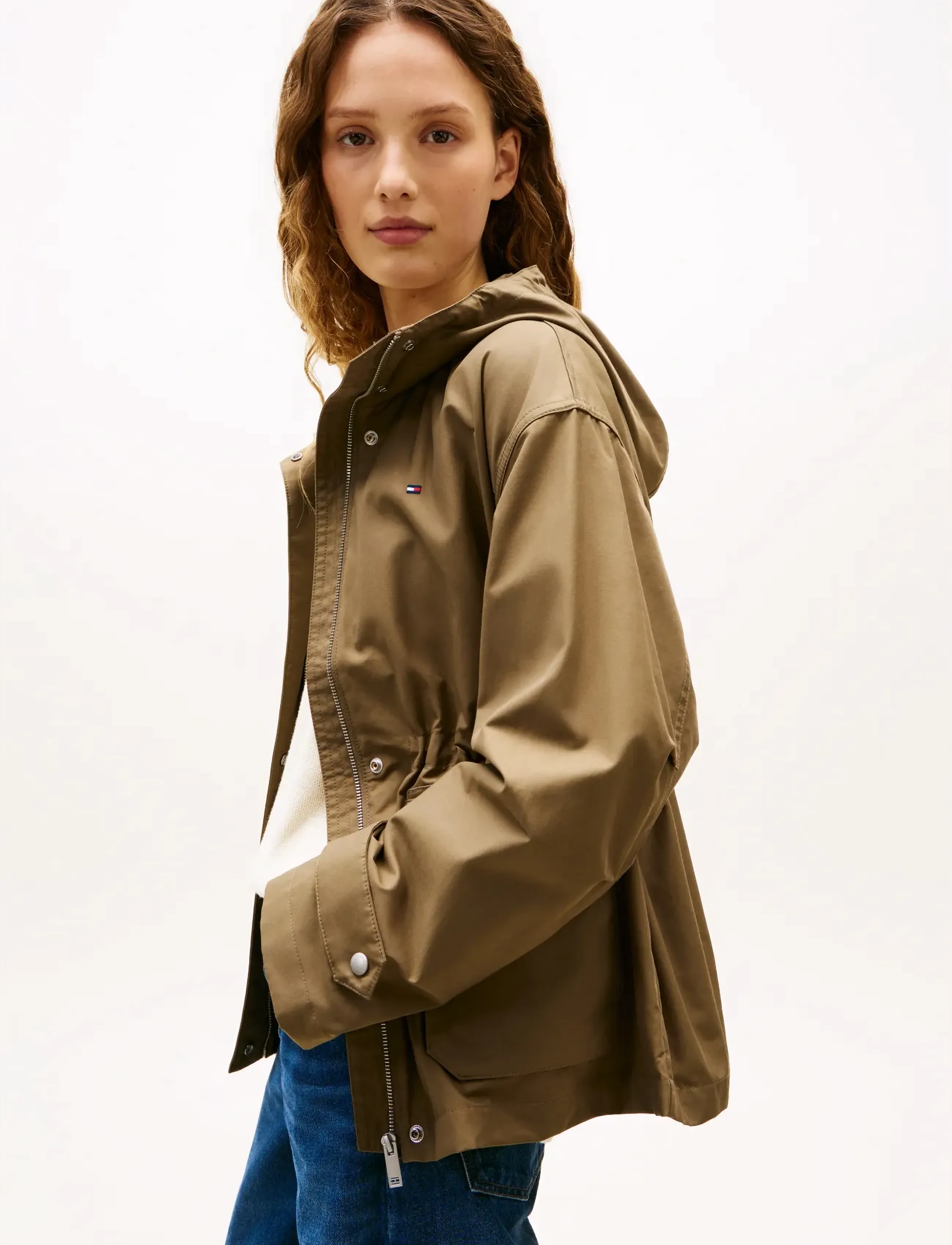 Cotton Nylon Utility Short Parka 4
