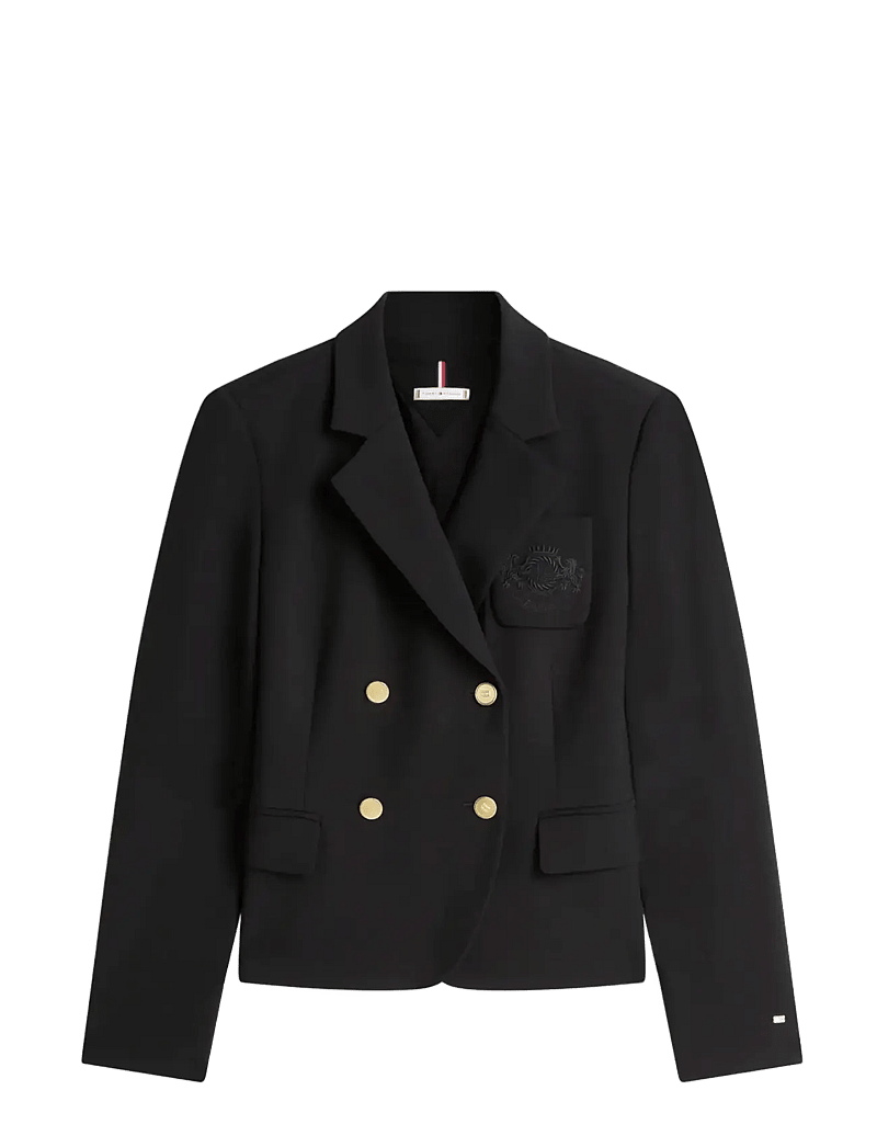 Tommy Hilfiger - PUNTO SLIM DB BLAZER - dobbeltradede blazere - black - 1
