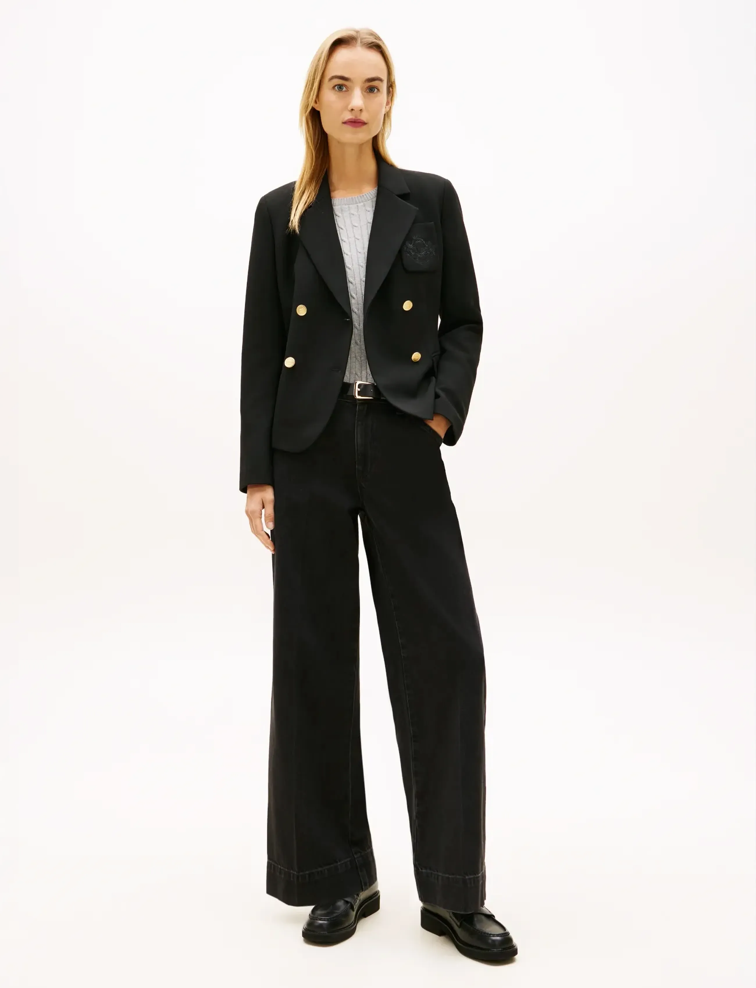 Tommy Hilfiger - PUNTO SLIM DB BLAZER - dobbeltradede blazere - black - 2