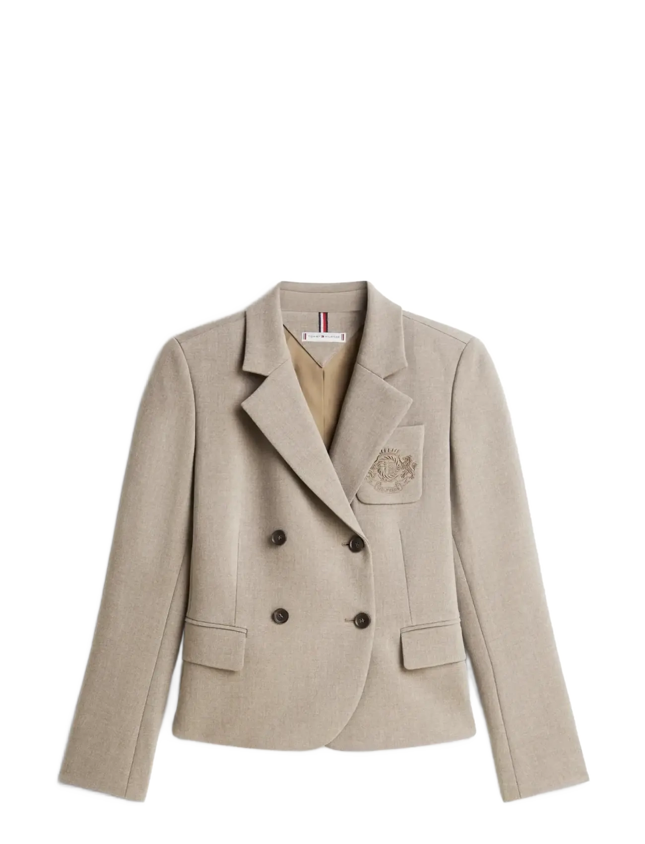 Tommy Hilfiger PUNTO SLIM DB BLAZER - Švarkai - HEATHER TAUPE / beige