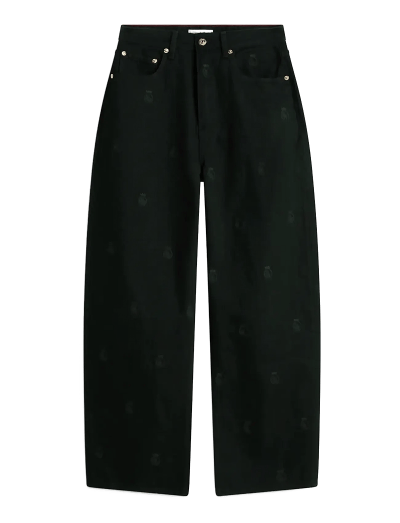 Tommy Hilfiger - DNM AO CREST BLACK BARREL RW - barrel jeans - black - 1