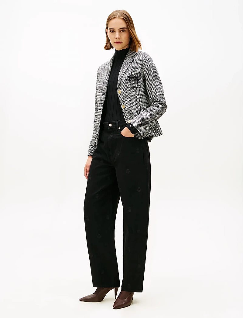 Tommy Hilfiger - DNM AO CREST BLACK BARREL RW - barrel jeans - black - 3