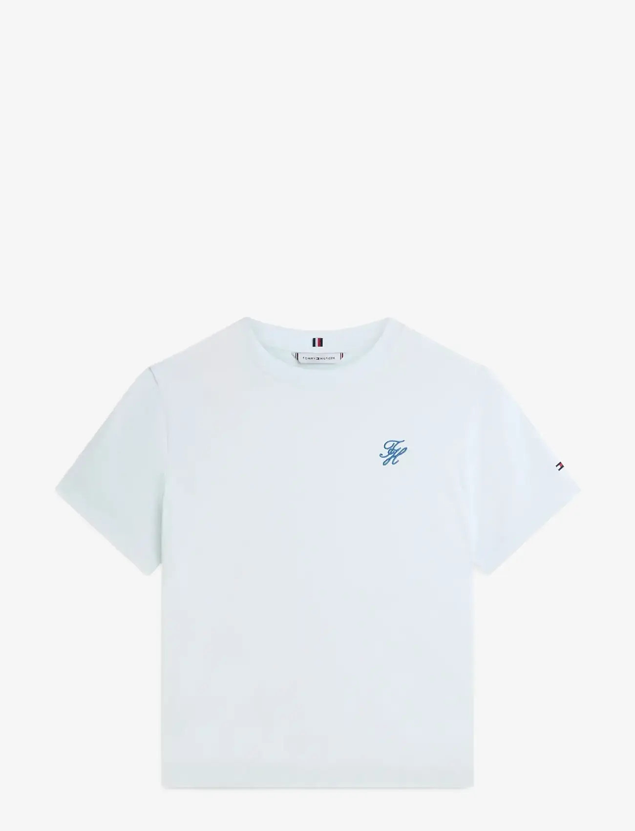 Tommy Hilfiger - TH SCRIPT REG C-NK SS TEE - madalaimad hinnad - keepsake blue - 1